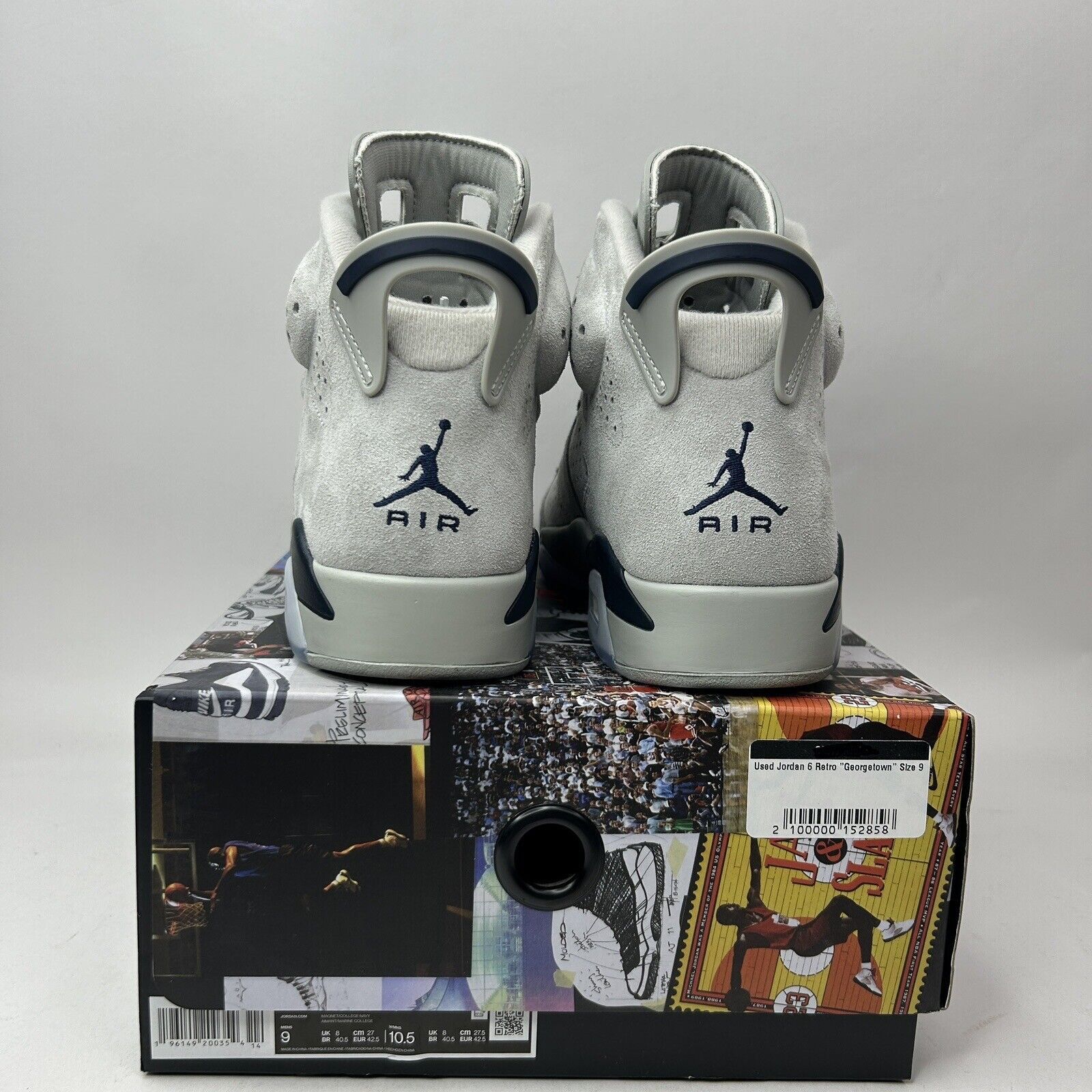 Nike Nike Air Jordan 6 Retro “Georgetown” 2023 Size US 9 / EU 42 - 4 Thumbnail