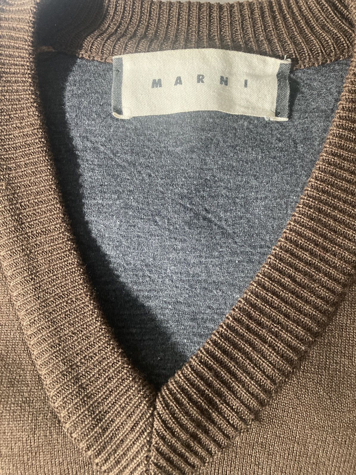 Marni Vintage Marni chunky V-neck Size US M / EU 48-50 / 2 - 4 Thumbnail