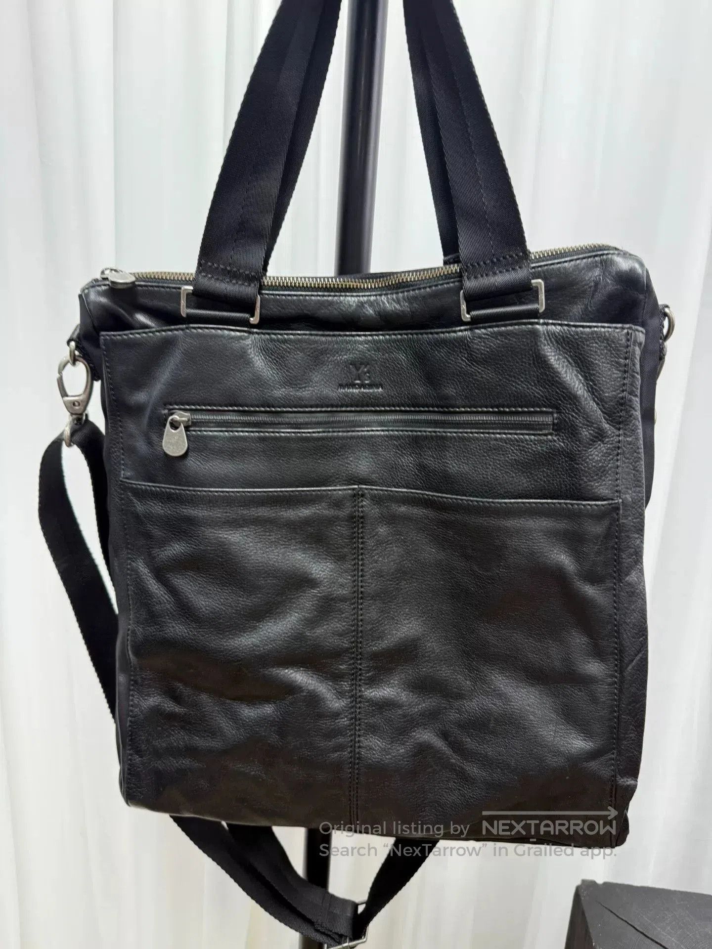 Yohji Yamamoto yohji yamamoto leather tote bag collaboration. Size ONE SIZE - 1 Thumbnail