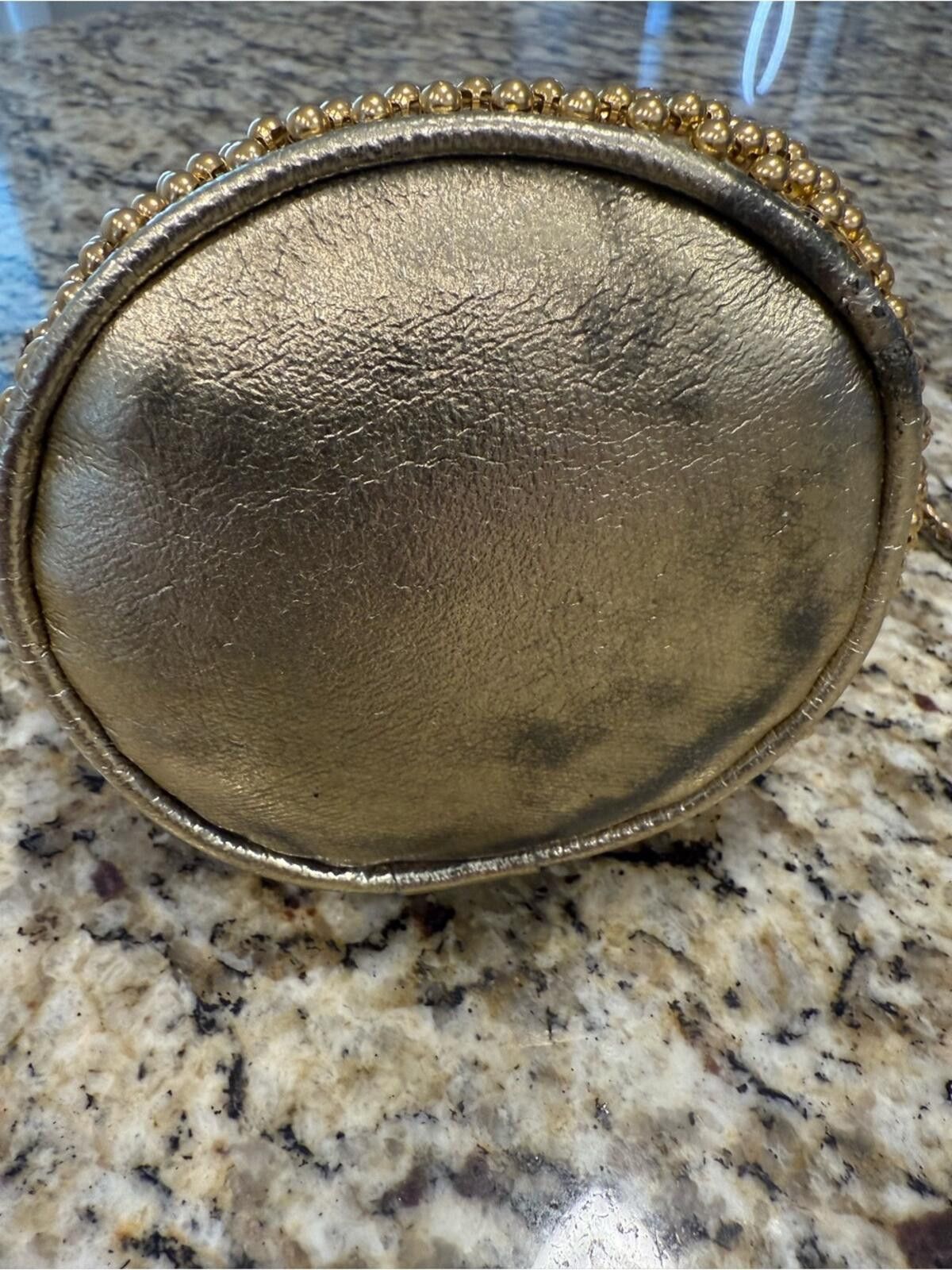 Other Gold beaded formal mini shoulder bag special occasions FLAW Size ONE SIZE - 6 Thumbnail