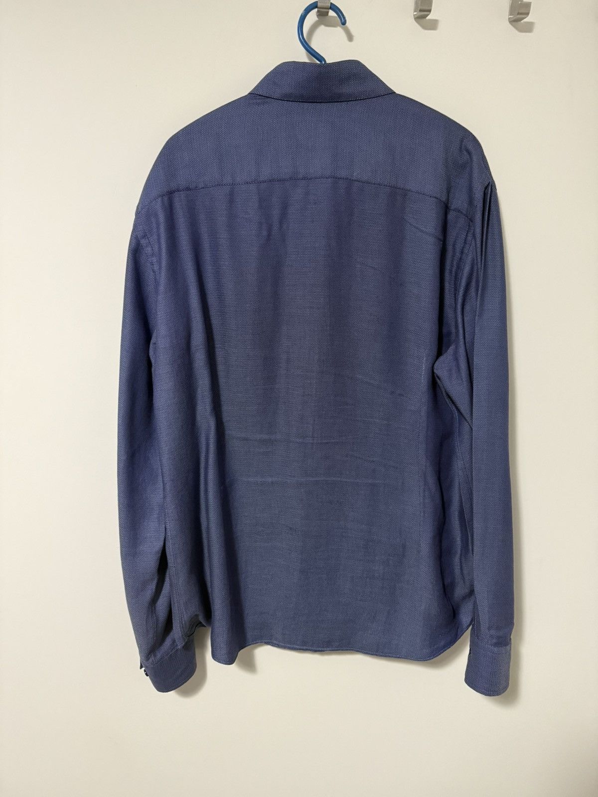 Giorgio Armani Giorgio Armani blue shirt Size US XL / EU 56 / 4 - 3 Thumbnail