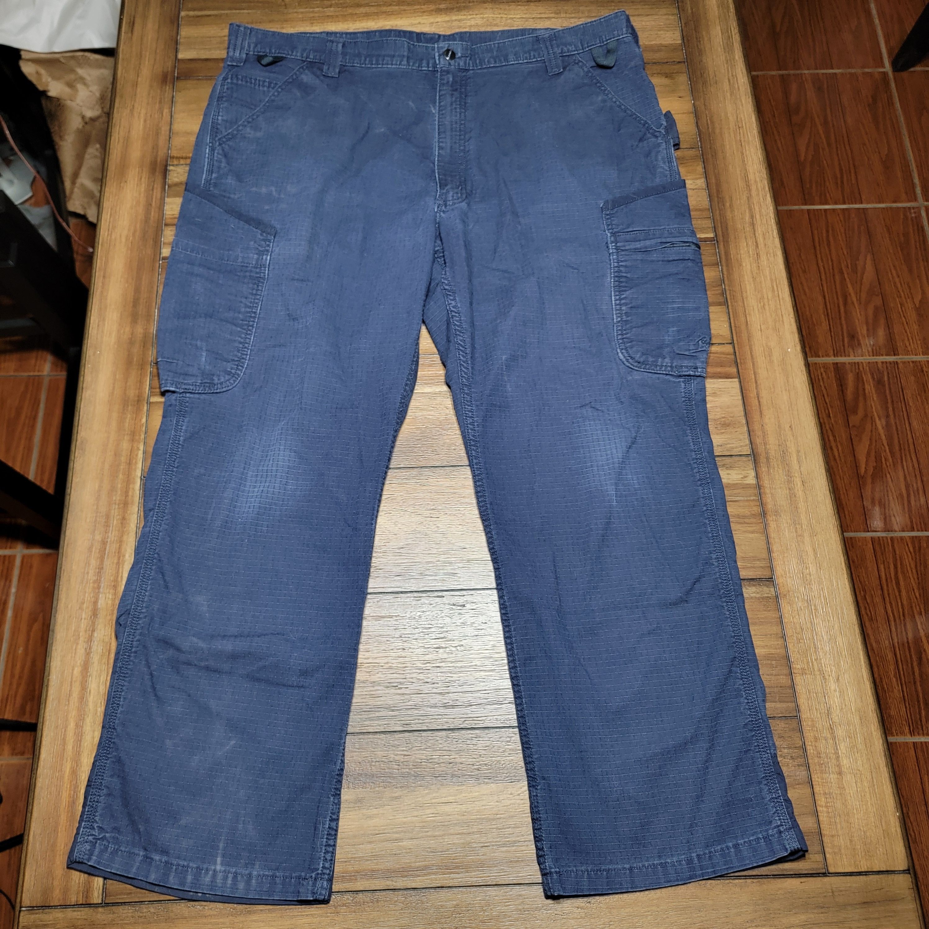Carhartt Carhartt Dark Blue Cargo Pants - Size 42 X 30 Size US 42 / EU 58 - 1 Thumbnail