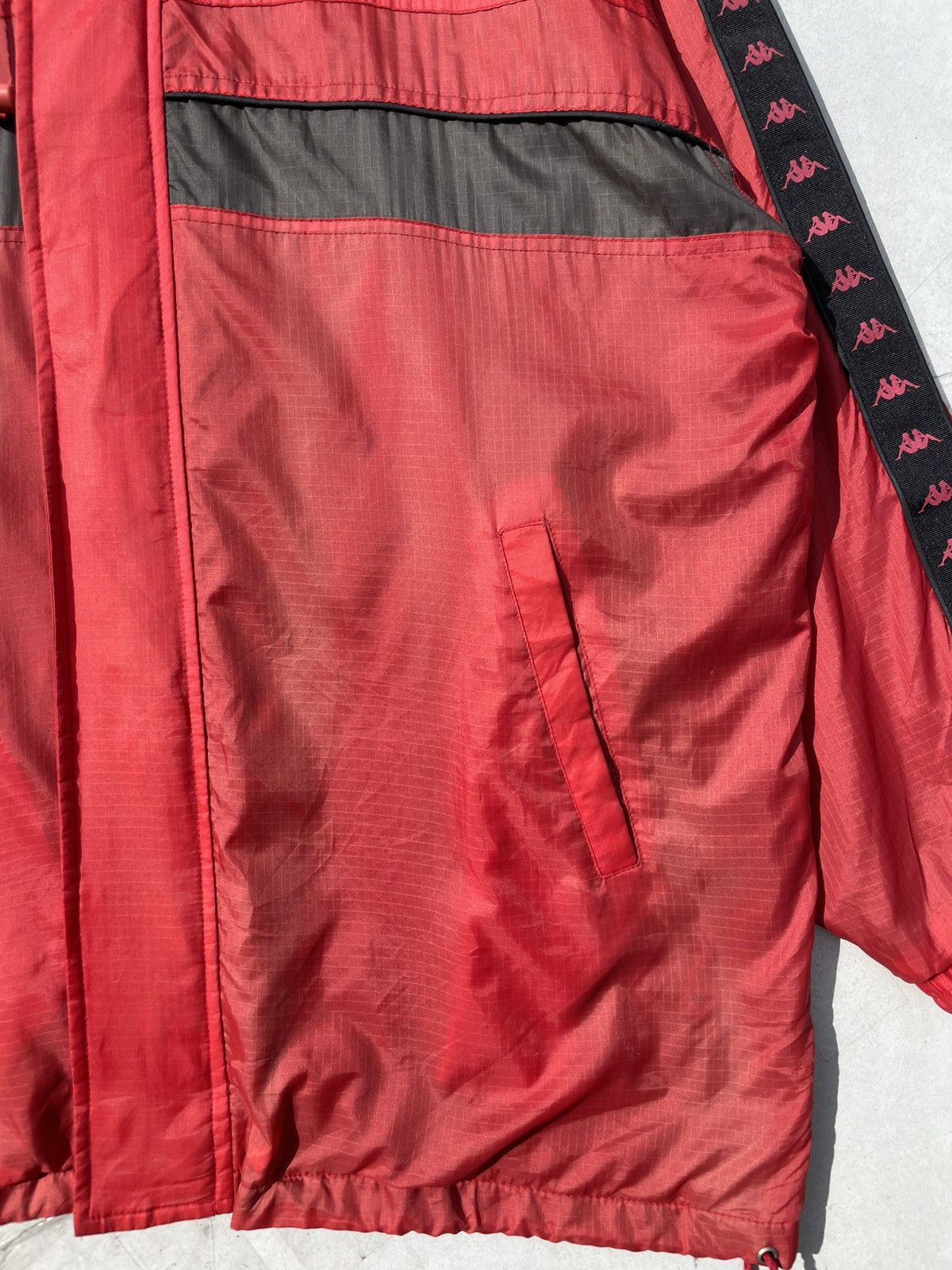 Kappa RARE🔥 Kappa Side Tape Retro Windbreker Jacket Hoodie Size US L / EU 52-54 / 3 - 10 Thumbnail