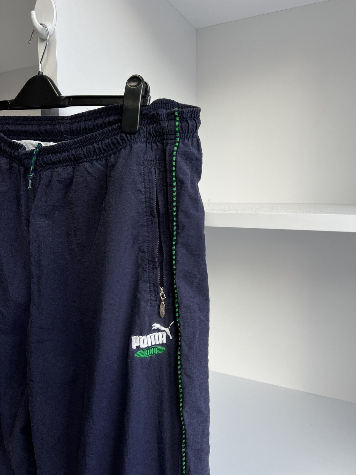 Puma × Vintage Vintage Puma Y2k Streetwear Denim Navy Suit Size US XXL / EU 58 / 5 - 18 Thumbnail