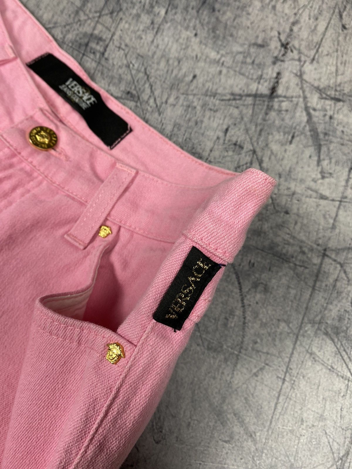 Designer × Versace × Vintage Vintage Versace Couture Jeans Denim Pants Size 28" / US 6 / IT 42 - 8 Thumbnail