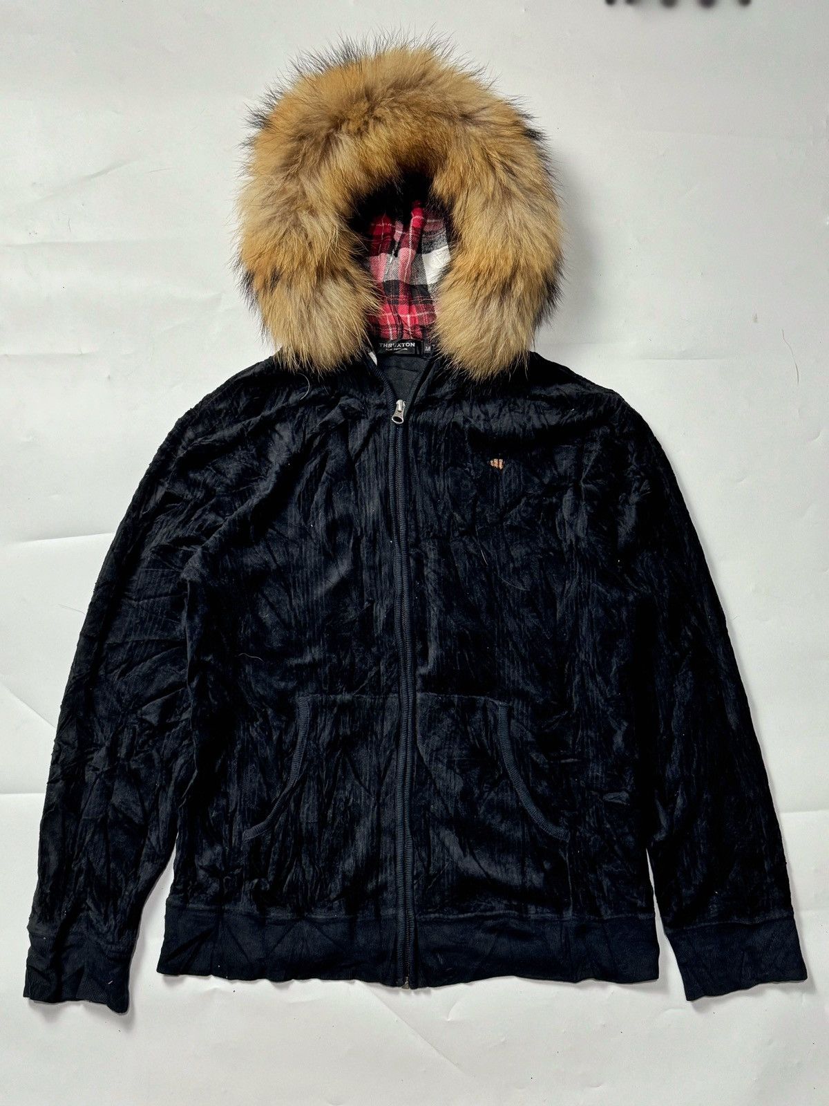 If Six Was Nine × Japanese Brand × Le Grande Bleu (L.G.B.) Thruxton Velvet Fur Hoodie Ifsix Lgb Style Size US M / EU 48-50 / 2 - 1 Thumbnail
