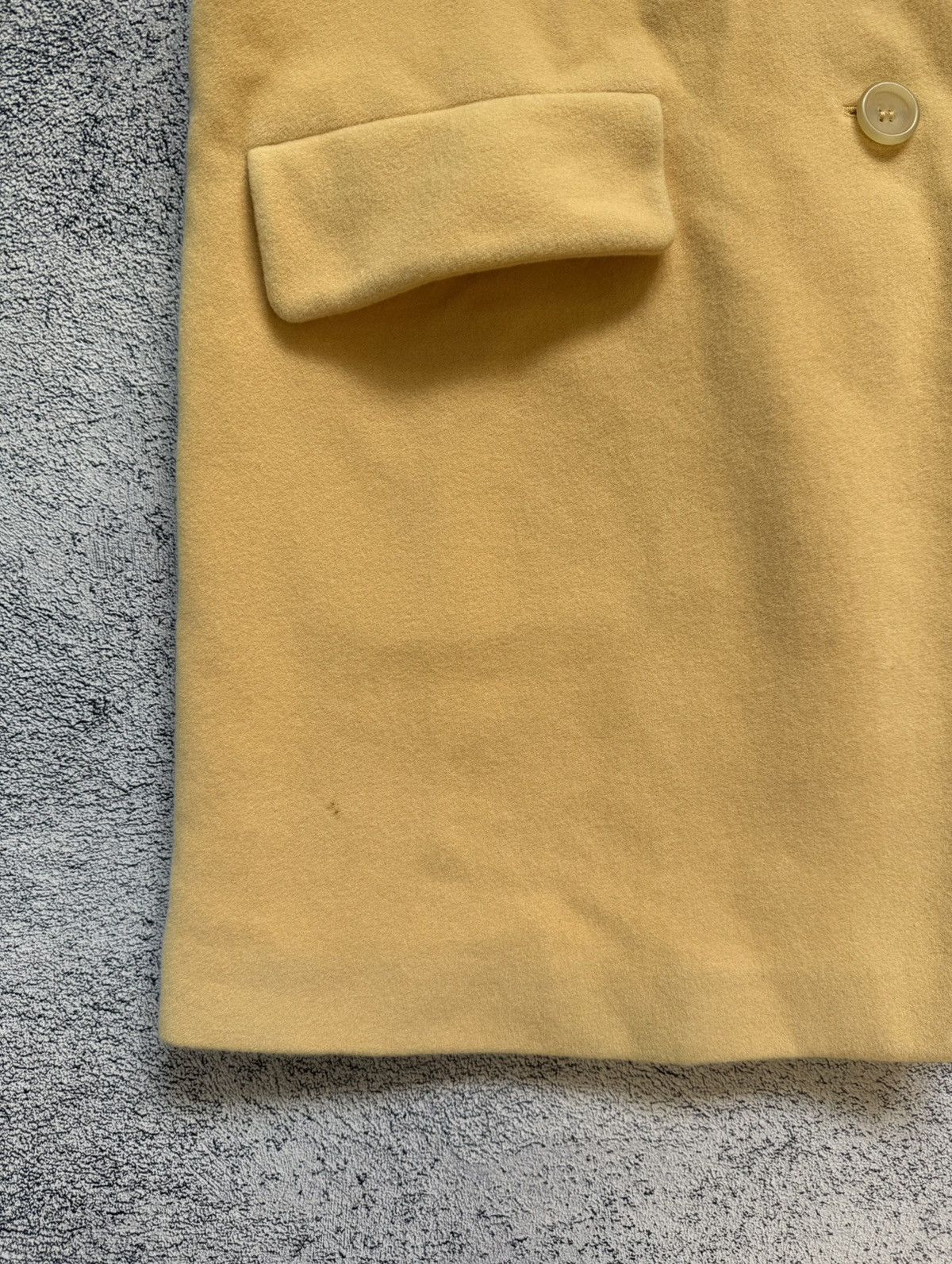Jil Sander Jil Sander Wool Angora Yellow Coat Made in Italy Size 36 /S Size S / US 4 / IT 40 - 15 Thumbnail