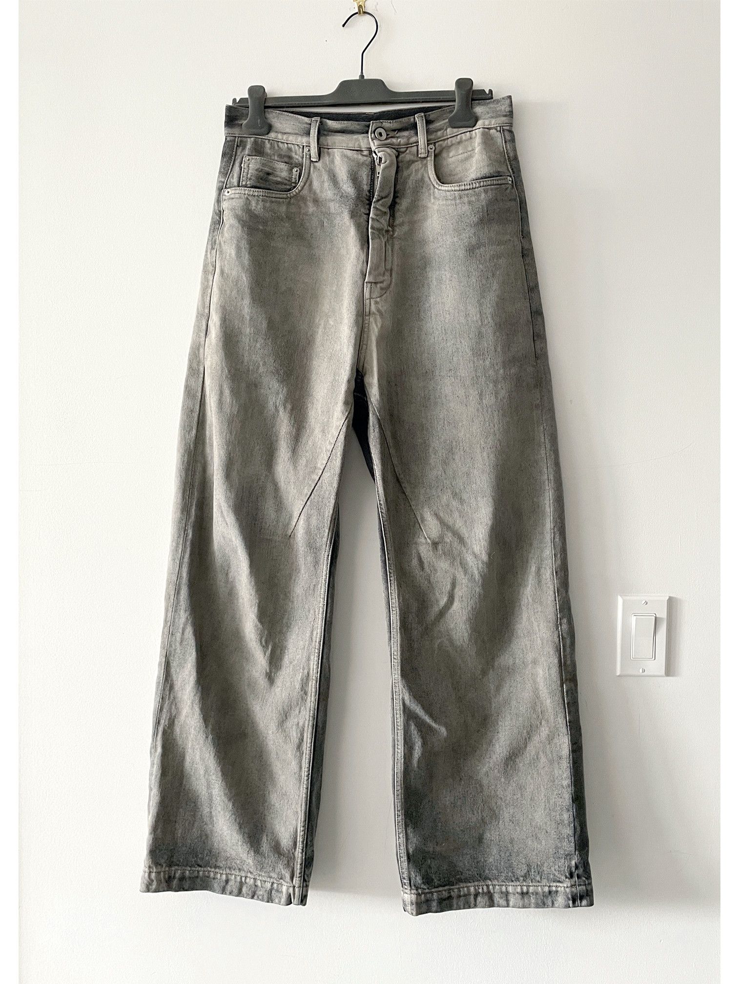 Pre-owned Rick Owens X Rick Owens Drkshdw Mineral Pearl Geth Jeans Sz. 30