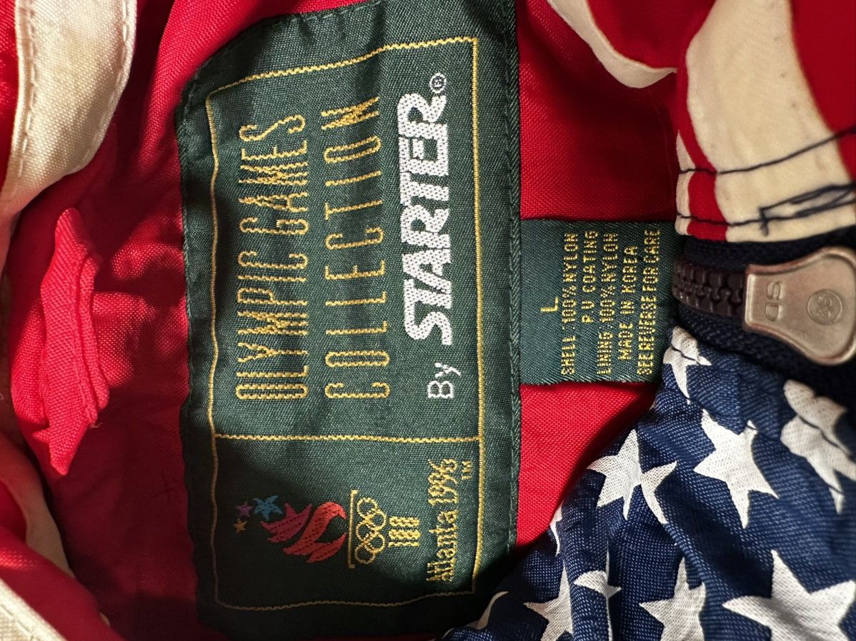 Starter × USA Olympics × Vintage Vintage Starter 1996 Atlanta Olympics American Flag Jacket Size US L / EU 52-54 / 3 - 9 Thumbnail
