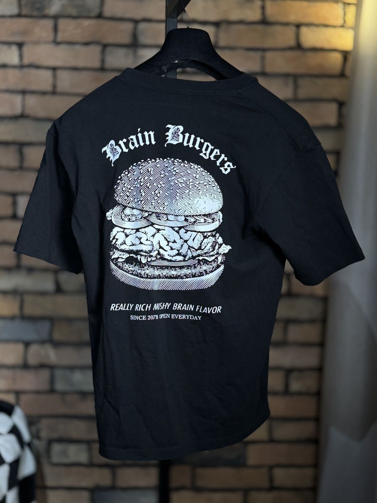 Undercover BAND TEE GOTHIC LETTERS BRAIN BURGERS TEE SHIRT BLACK Size US M / EU 48-50 / 2 - 1 Thumbnail
