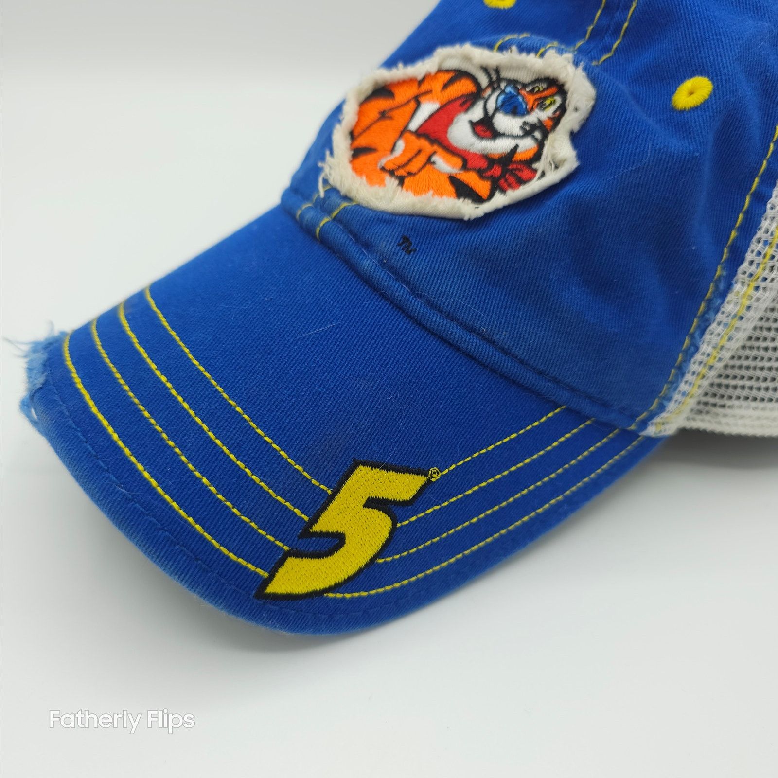 Chase Authentics Vintage Terry Labonte #5 Kellogg’s Tony the Tiger NASCAR Hat Size ONE SIZE - 3 Thumbnail