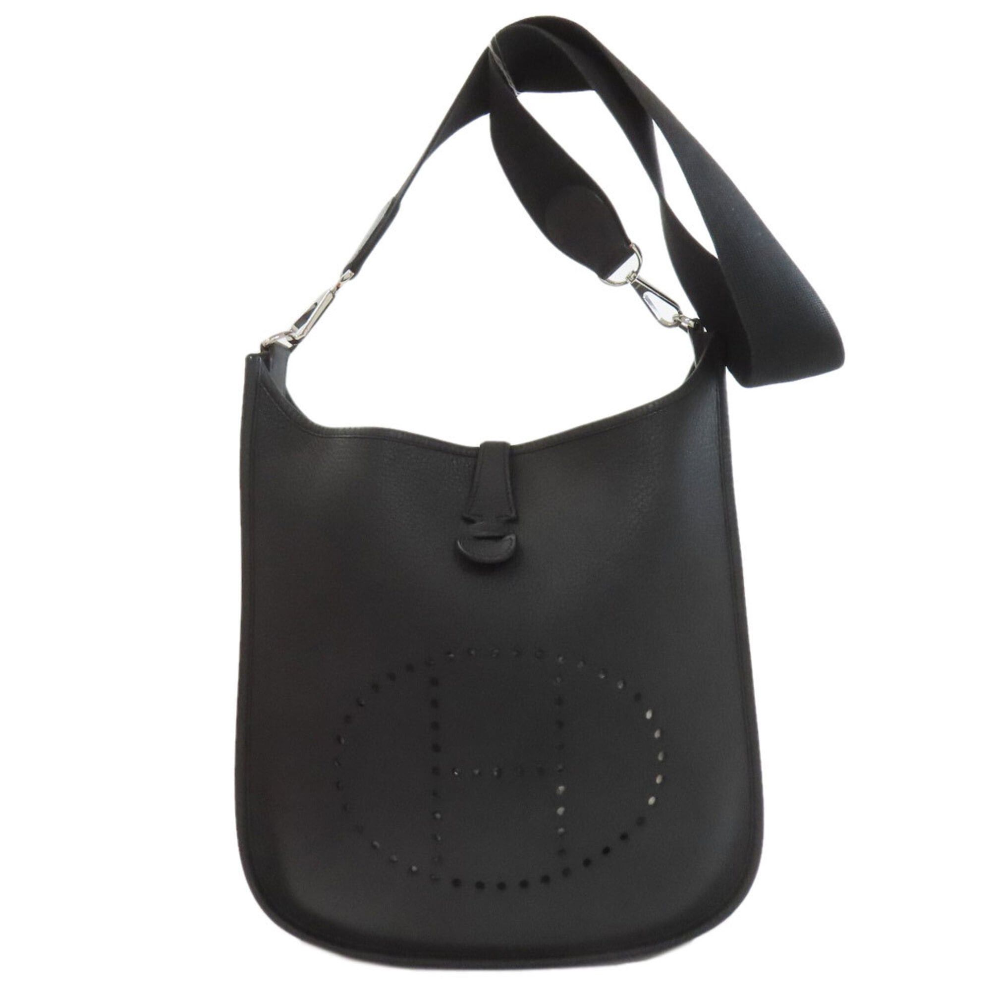 Hermes Hermes Evelyne 1 PM Shoulder Bag with Silver Hardware, Taurillon Leather, Women's Size ONE SIZE - 1 Thumbnail