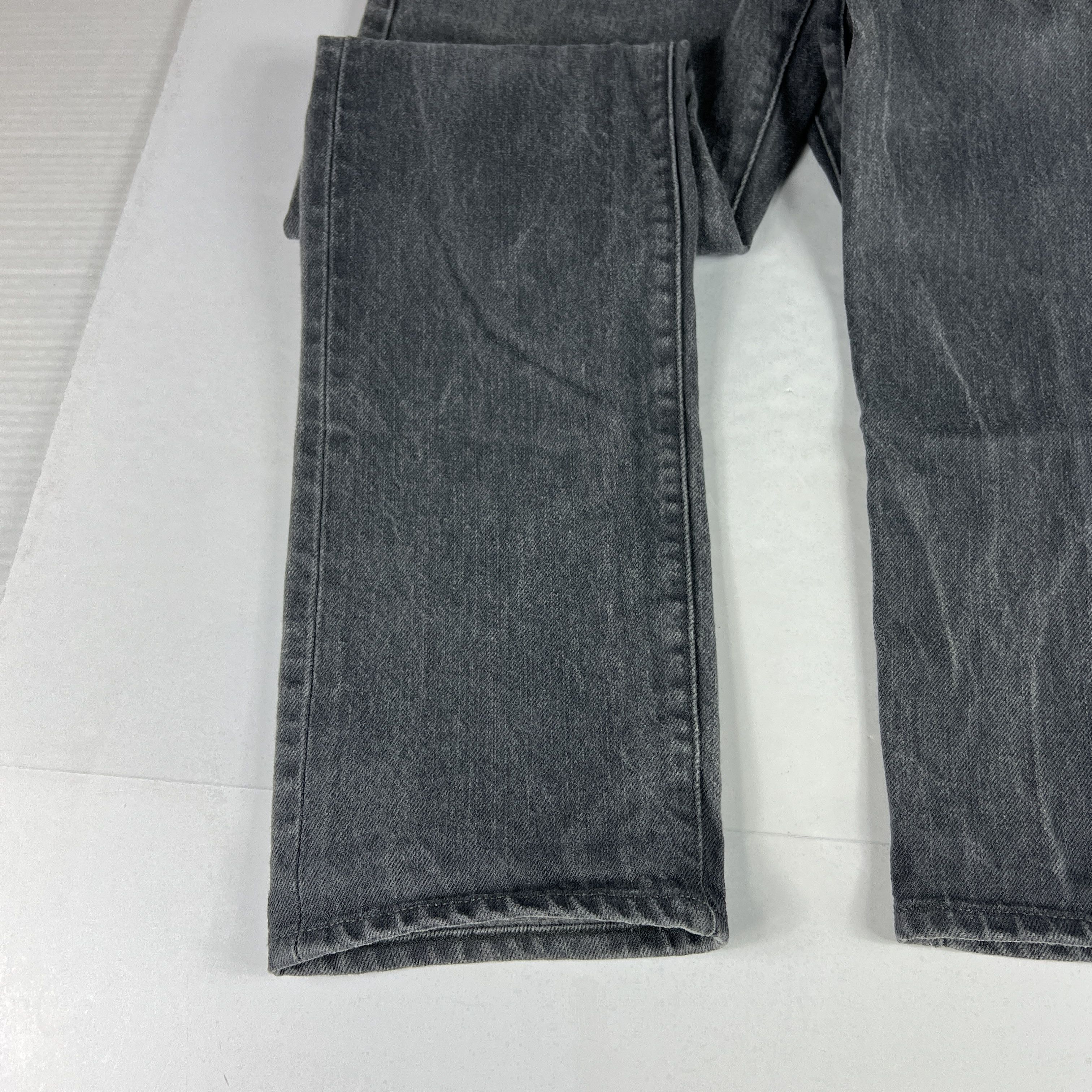 Levi's Levi's Selvedge Jeans Matchstick Skinny Grey Faded Denim Size US 32 / EU 48 - 8 Thumbnail