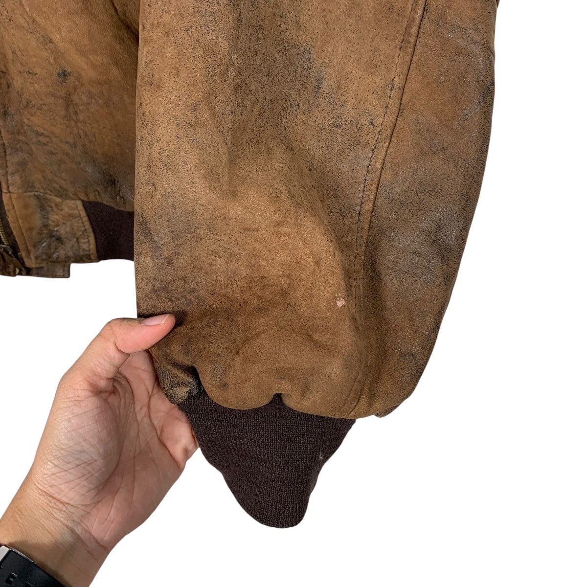 Other Dakota Flight Unit Bomber Leather Jacket Size US XL / EU 56 / 4 - 13 Thumbnail
