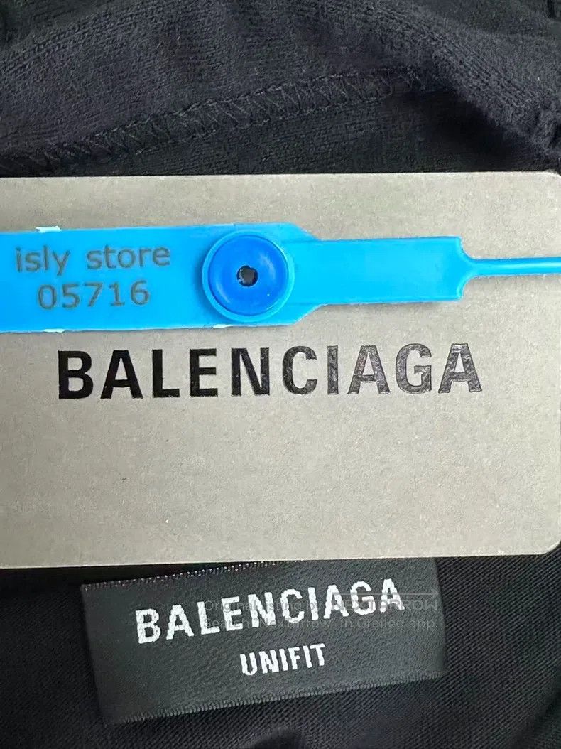 Balenciaga Balenciaga Printed Cracked Hole Pattern Hooded Sweatshirt Size US S / EU 44-46 / 1 - 4 Thumbnail