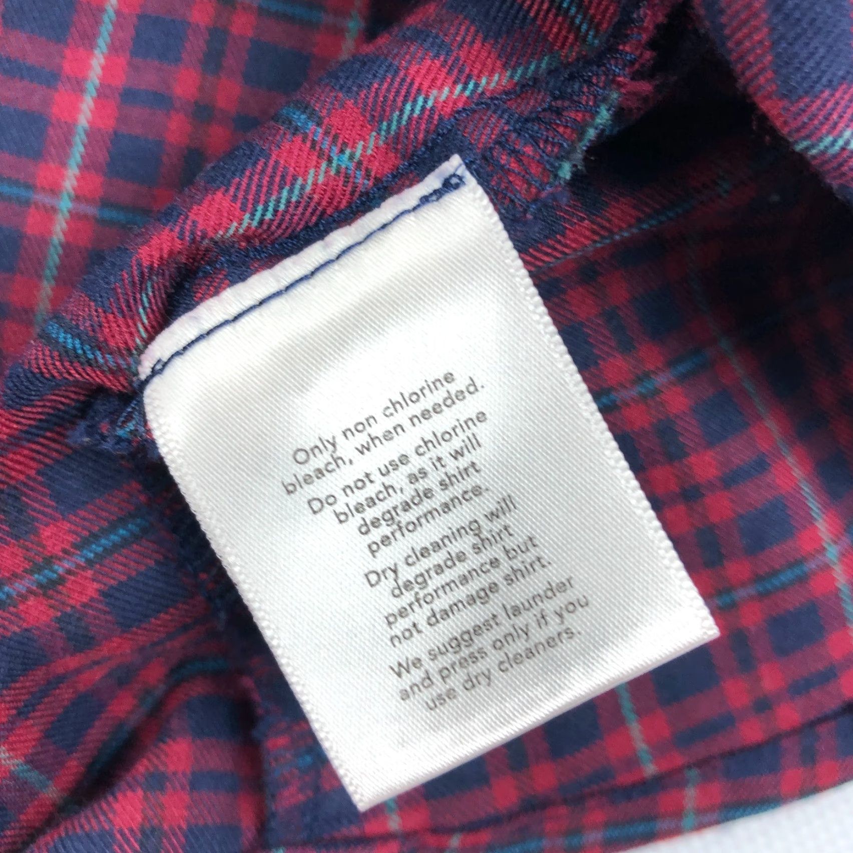 Mizzen+Main Mizzen+Main Shirt Mens XL Trim Button-Down Flannel Plaid Pattern Multicolor Long Sleeve Collar Shirt Size US XL / EU 56 / 4 - 7 Thumbnail