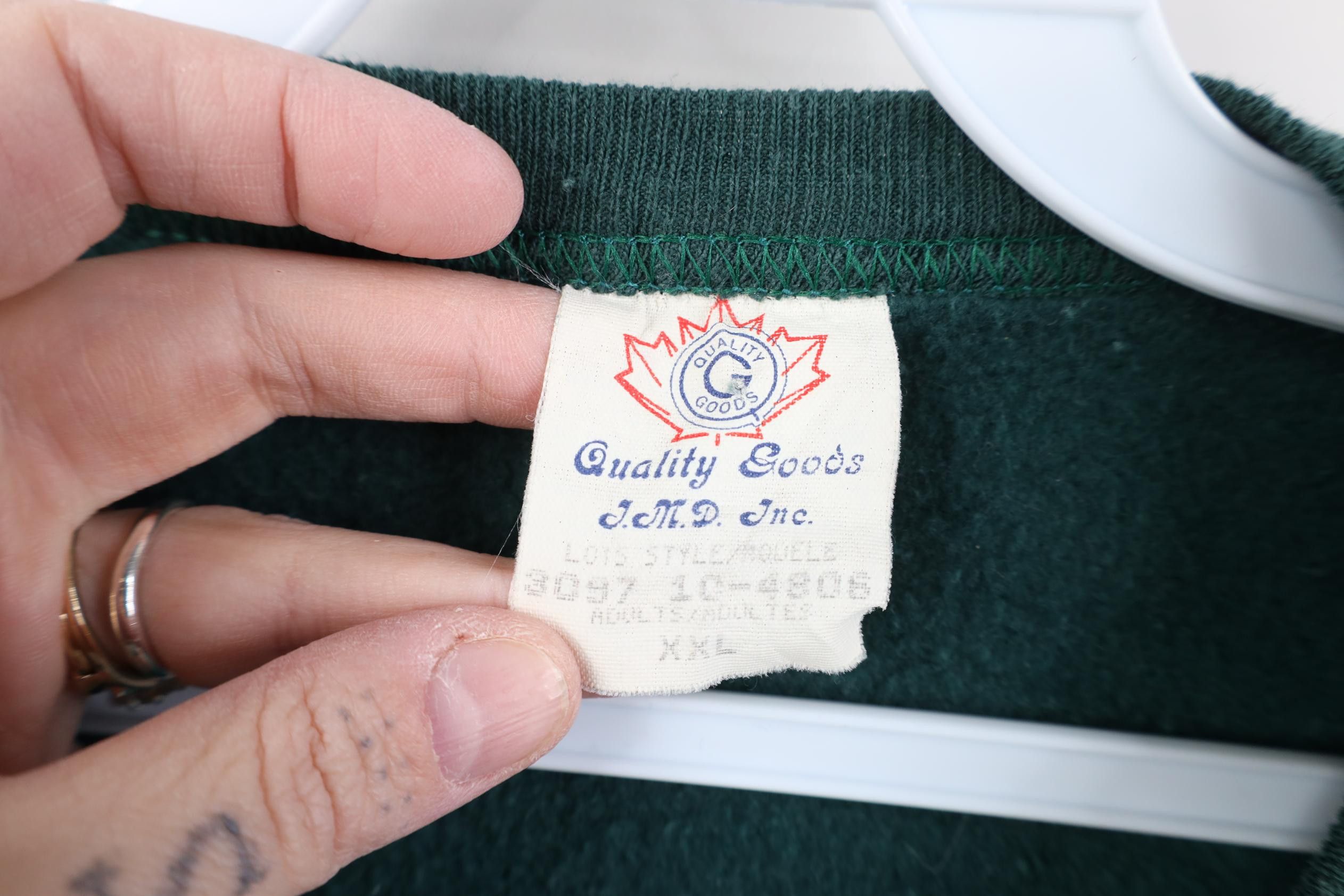 Vintage Vintage 90s Streetwear Spell Canada Wilderness Sweatshirt Size XXL / US 16-18 / IT 52-54 - 7 Thumbnail