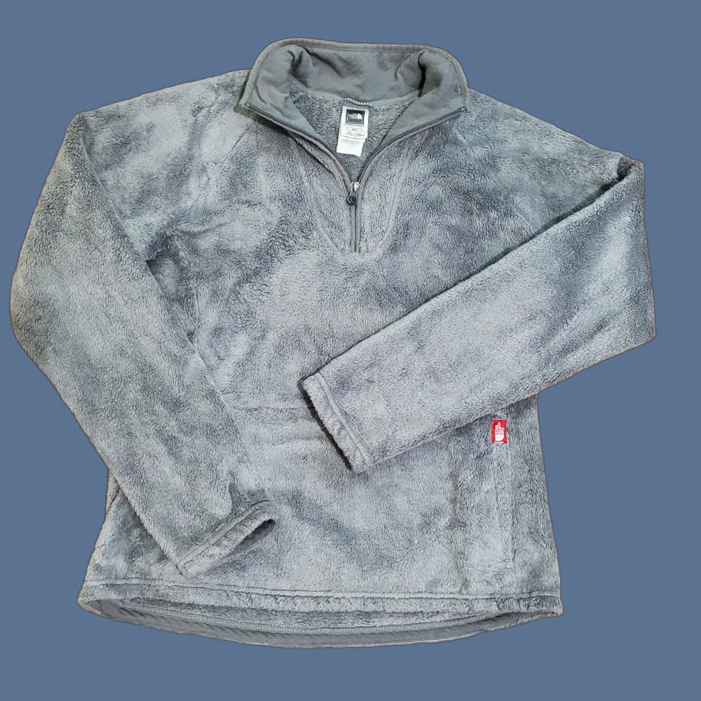 The North Face The North Face Fleece 1/4 Zip Sweatshirt AHPM Grey Women’s M Mid-Length Long Sleeve Zip Solid Embroidered Logo Outdoor Classic Sports 1/4 Zip Womens Size M / US 6-8 / IT 42-44 - 1 Thumbnail