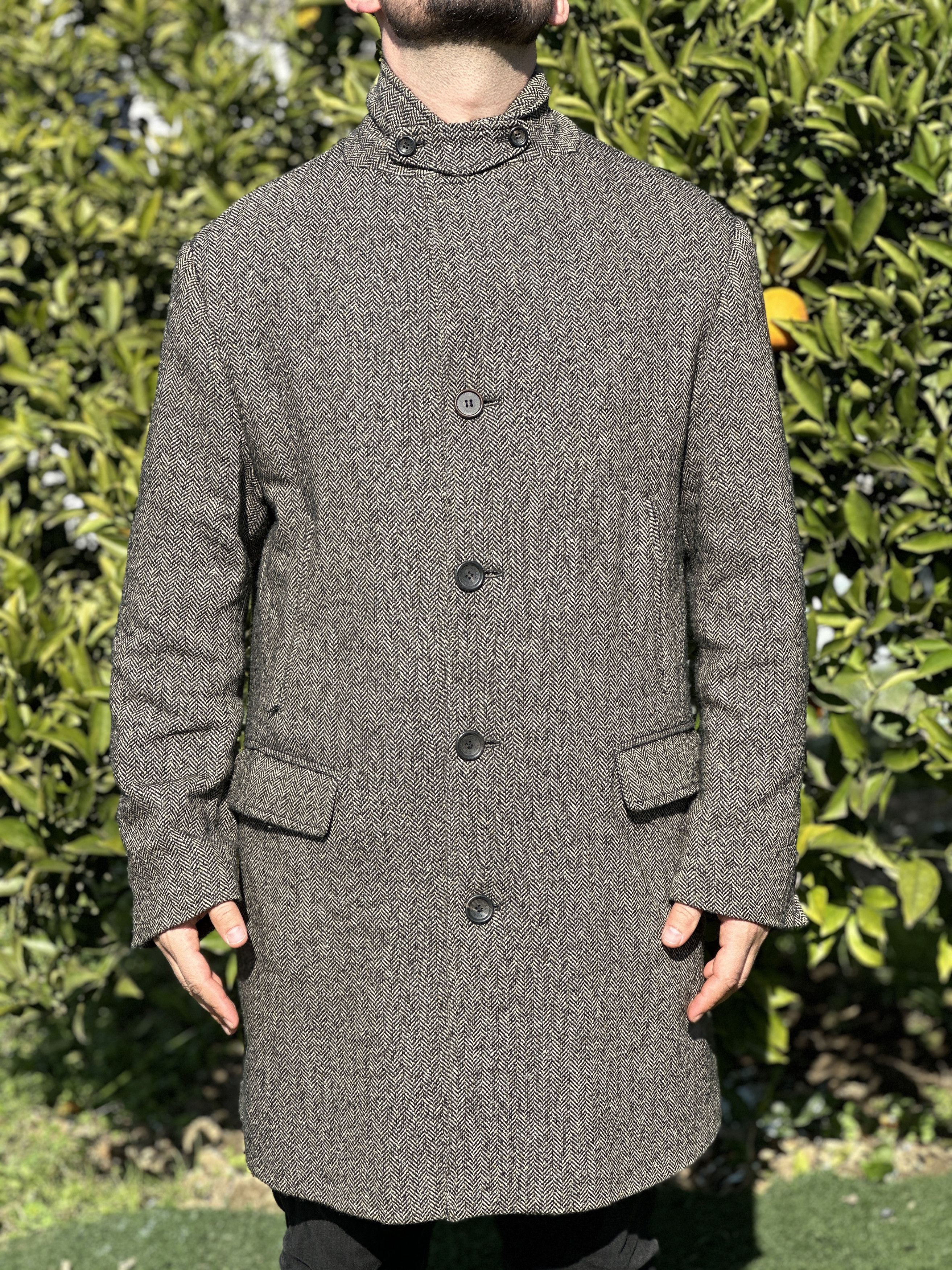 Canali Seta Canali Tweed Knit Style Royal Trench Jacket Size 50 Size US M / EU 48-50 / 2 - 1 Thumbnail
