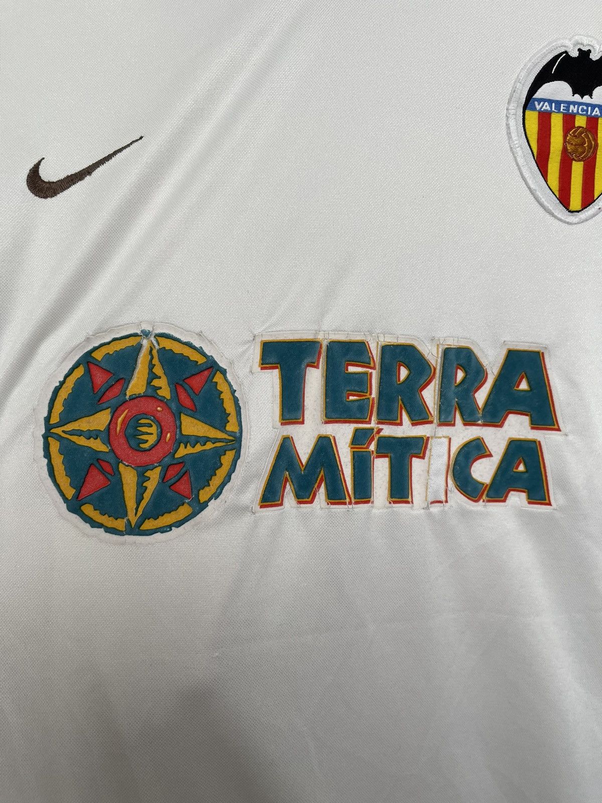 Nike 2000/2001 Nike Valencia Vintage Soccer Jersey T-Shirt Tee Size US L / EU 52-54 / 3 - 7 Thumbnail