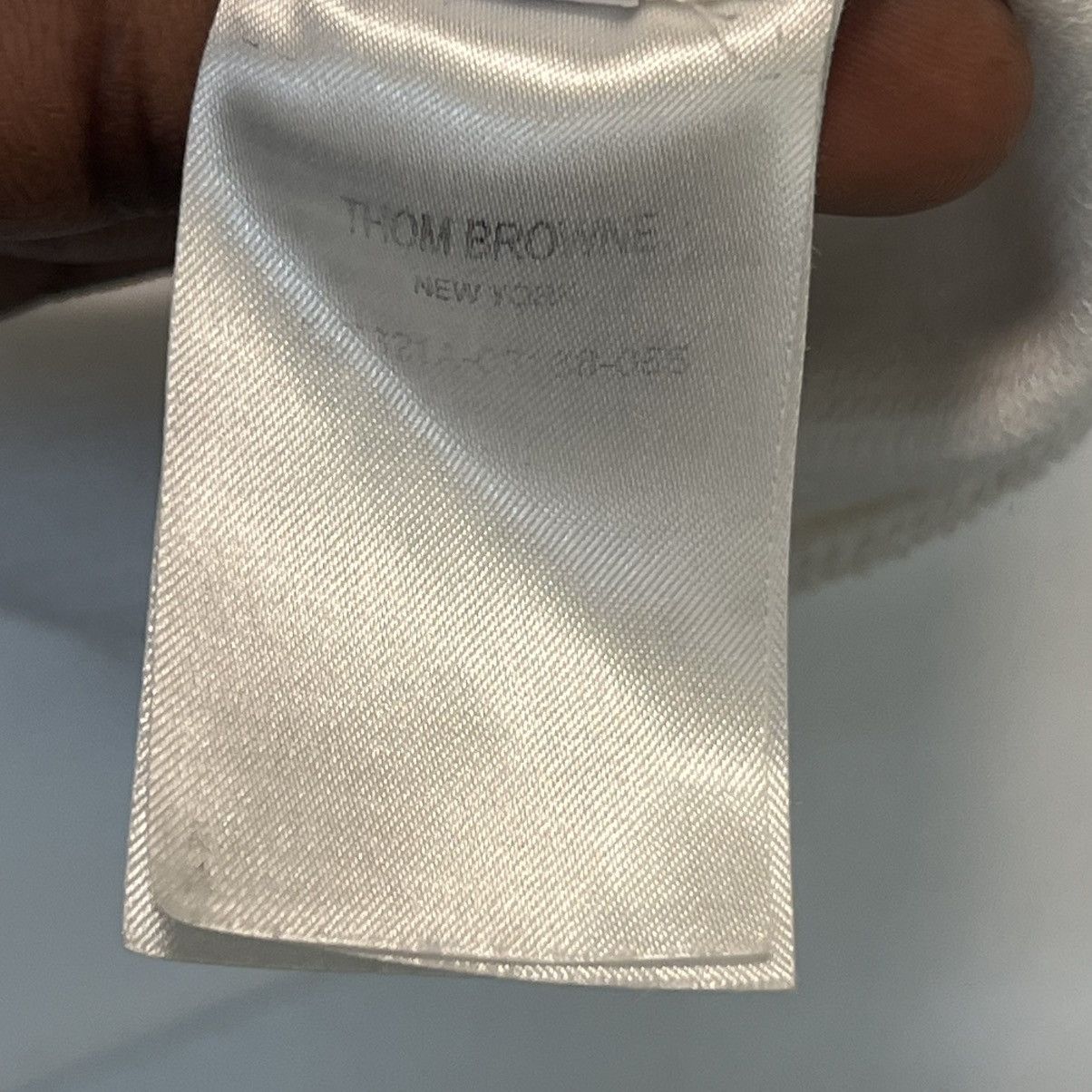 Thom Browne Thom Browne Cotton Ottoman Rib Saddle Short Sleeve Grey Size US L / EU 52-54 / 3 - 7 Thumbnail