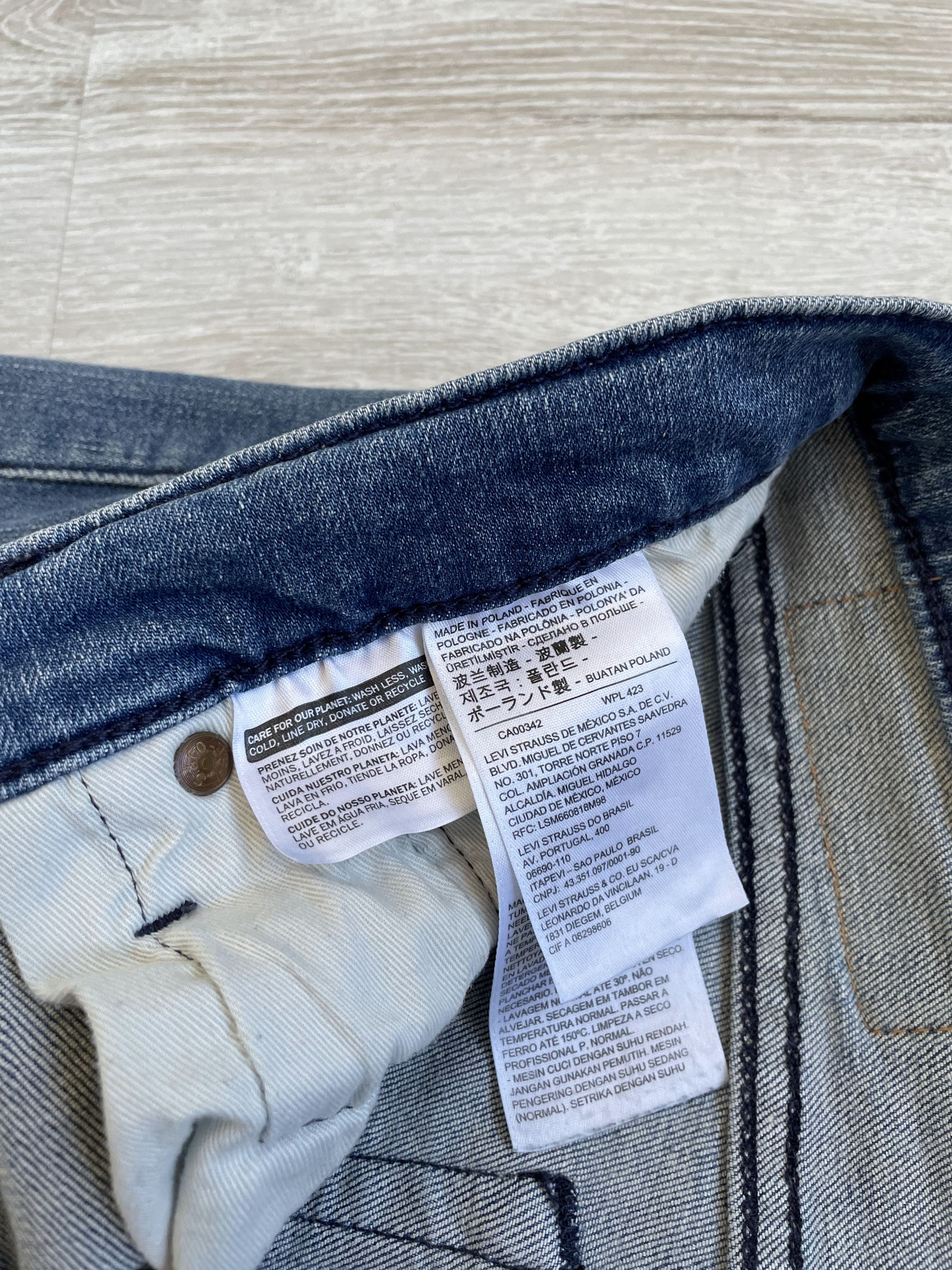 Levi's Vintage Y2K 511 Premium Blue Denim Jeans Size US 30 / EU 46 - 7 Thumbnail