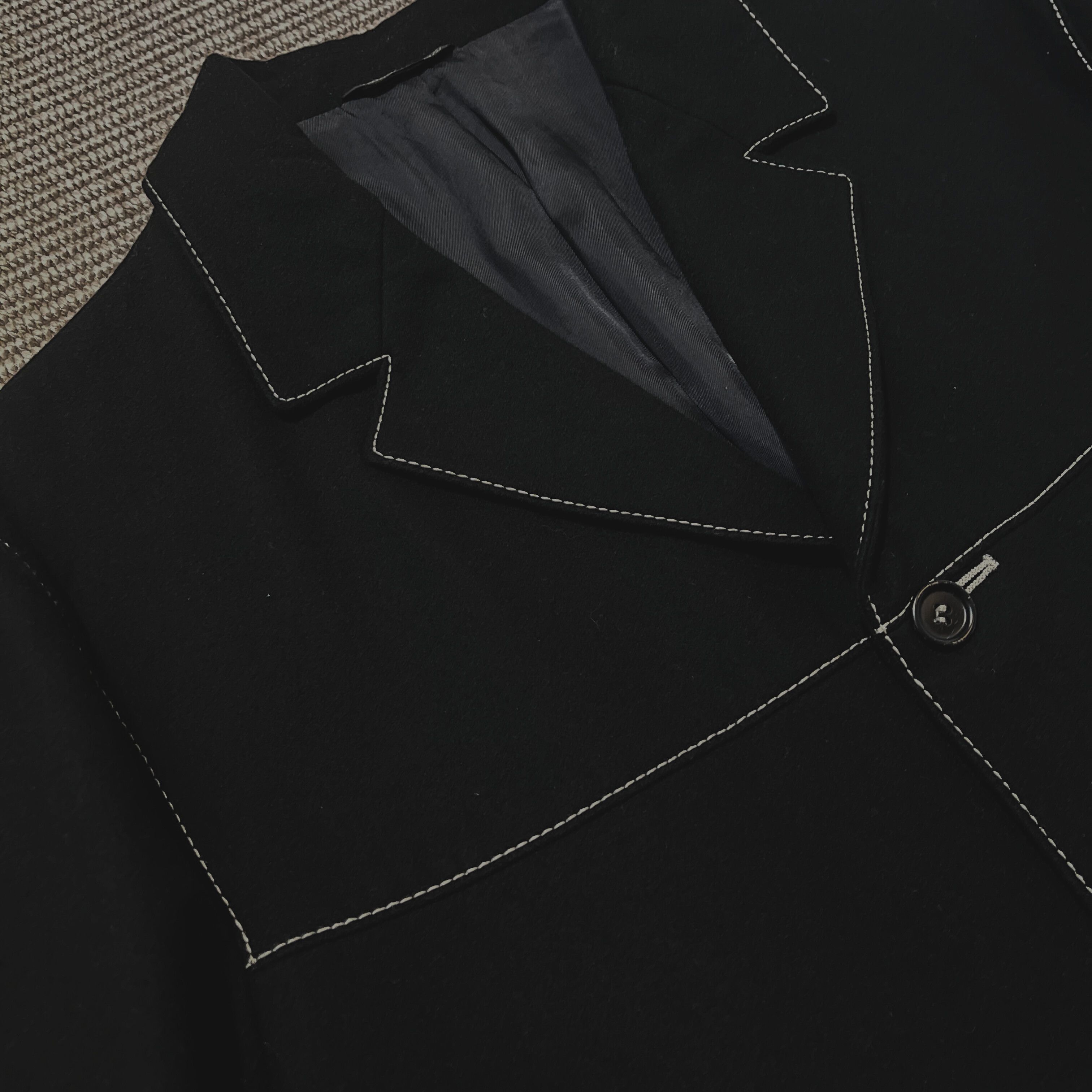 Moschino Moschino Men's Black Jacket Size 50R - 2 Thumbnail