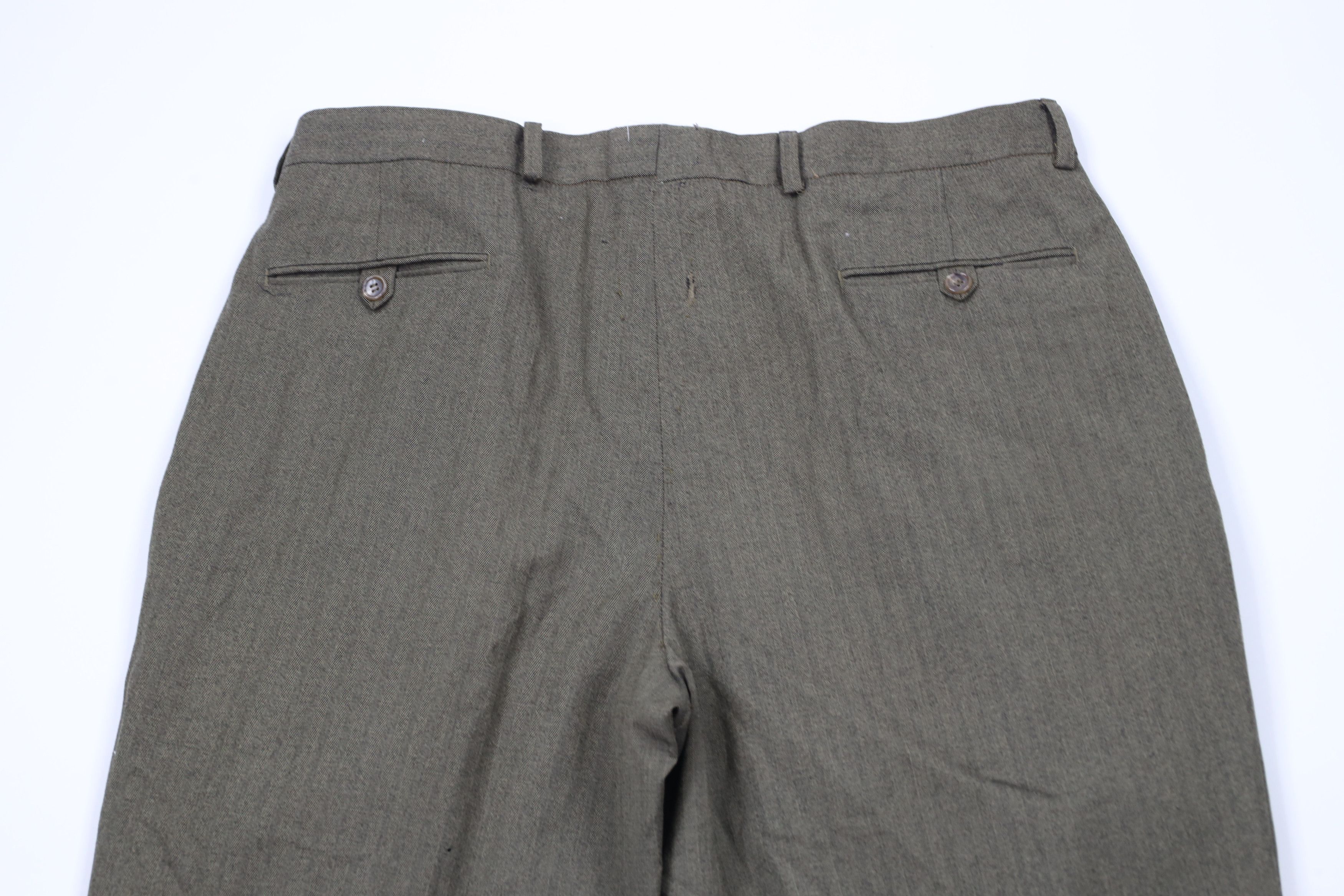 Vintage Vintage 90s Streetwear Herringbone Wide Leg Chino Pants Size US 36 / EU 52 - 11 Thumbnail
