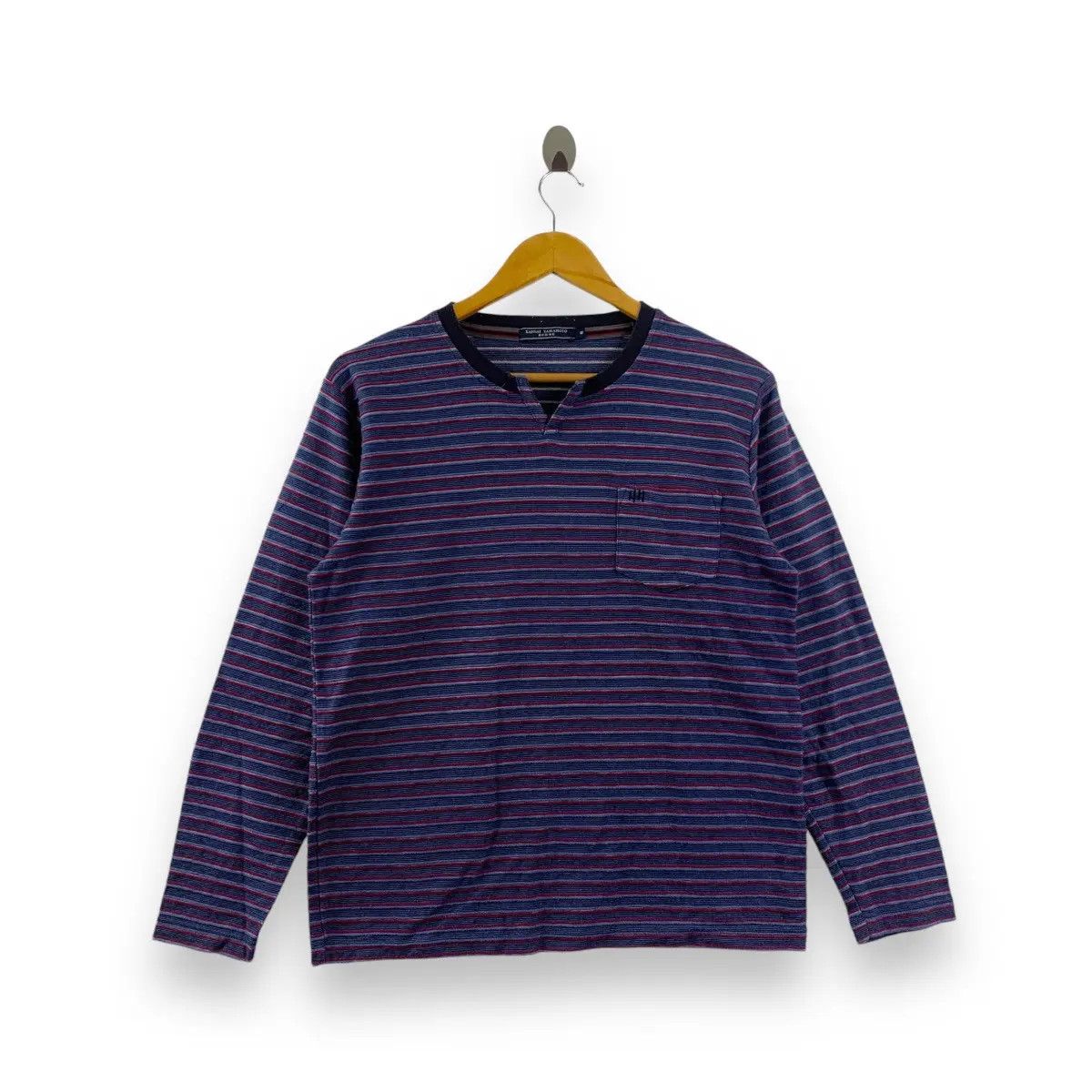 Vintage KANSAI YAMAMOTO HOMME Striped Tee Shirt