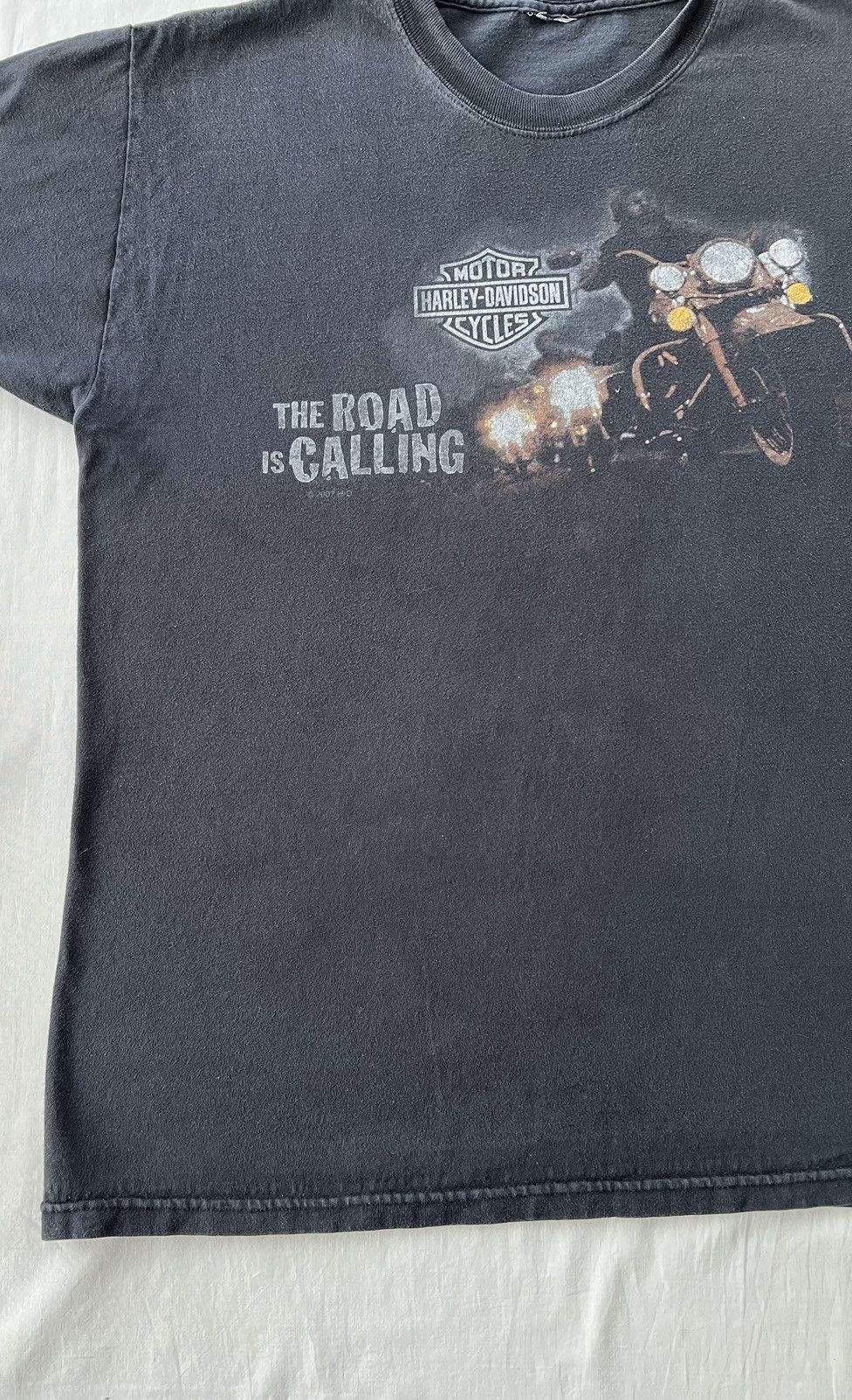 Harley Davidson Vintage 2007 Harley Davidson The Road is Calling T-shirt Size US L / EU 52-54 / 3 - 7 Thumbnail