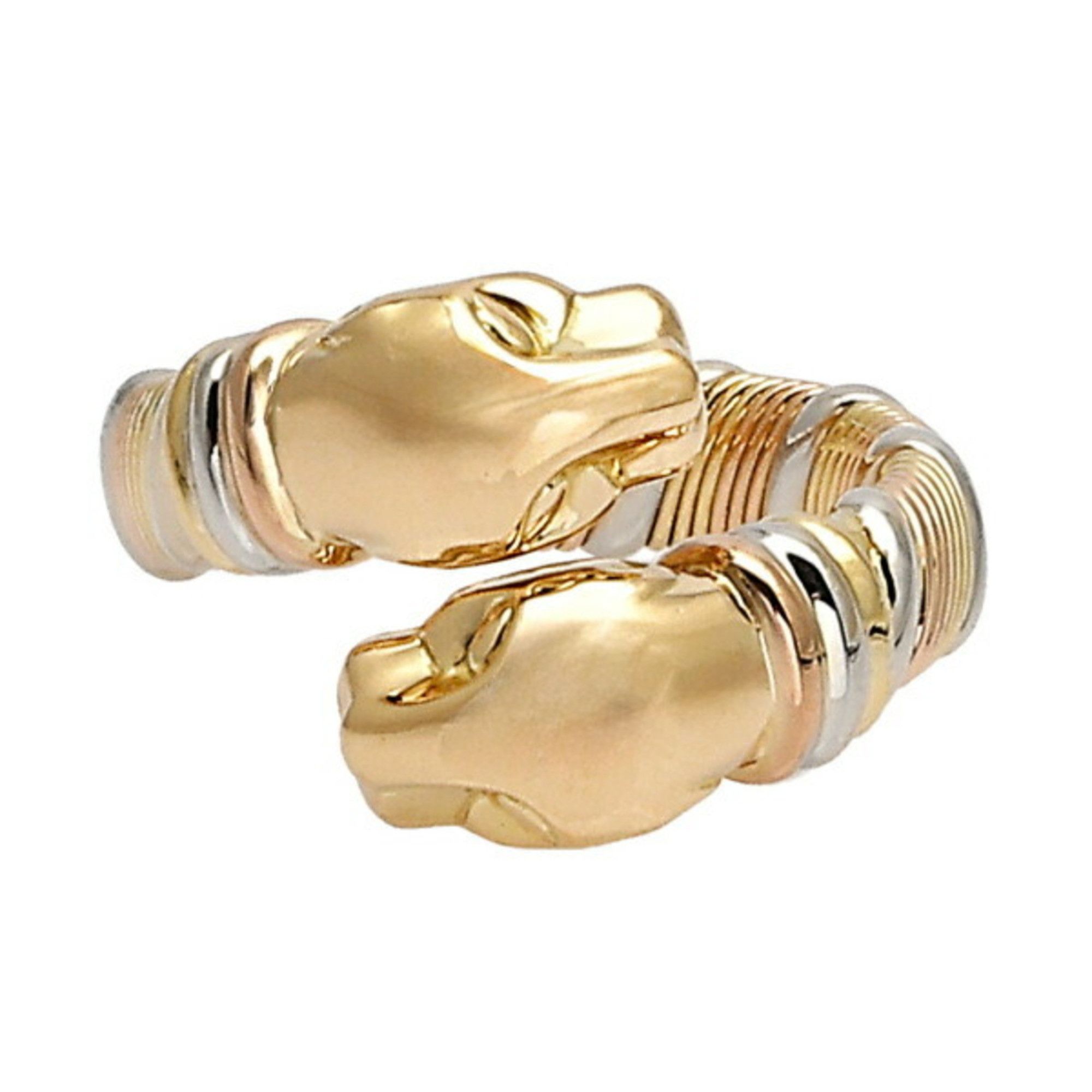 image of Cartier Panthere Cougar K18Yg Yellow Gold K18Pg Pink K18Wg White Ring, Women's