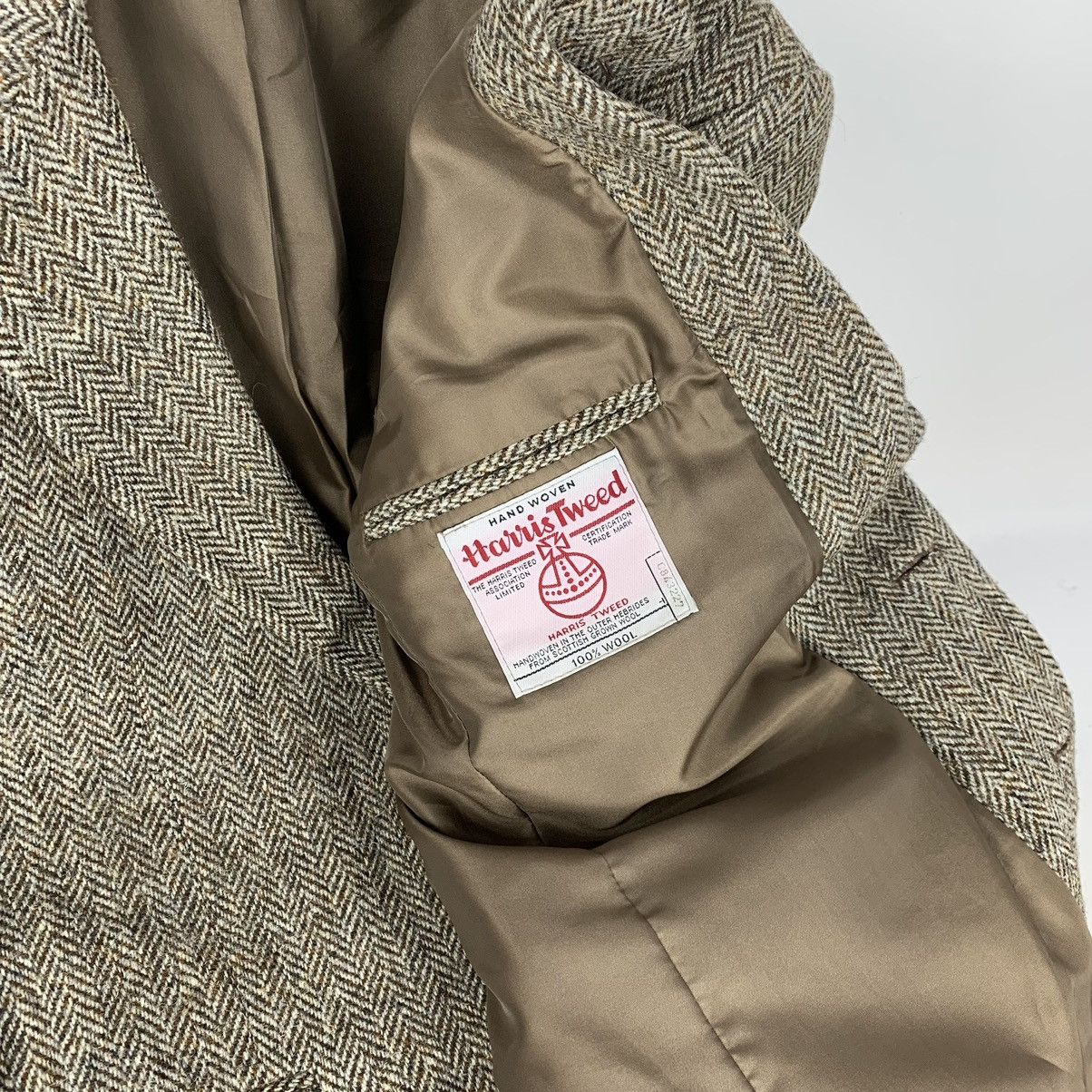 Harris Tweed Vintage Harris Tweed Wool Single Breasted Blazer Jacket 40R Size 40R - 14 Thumbnail