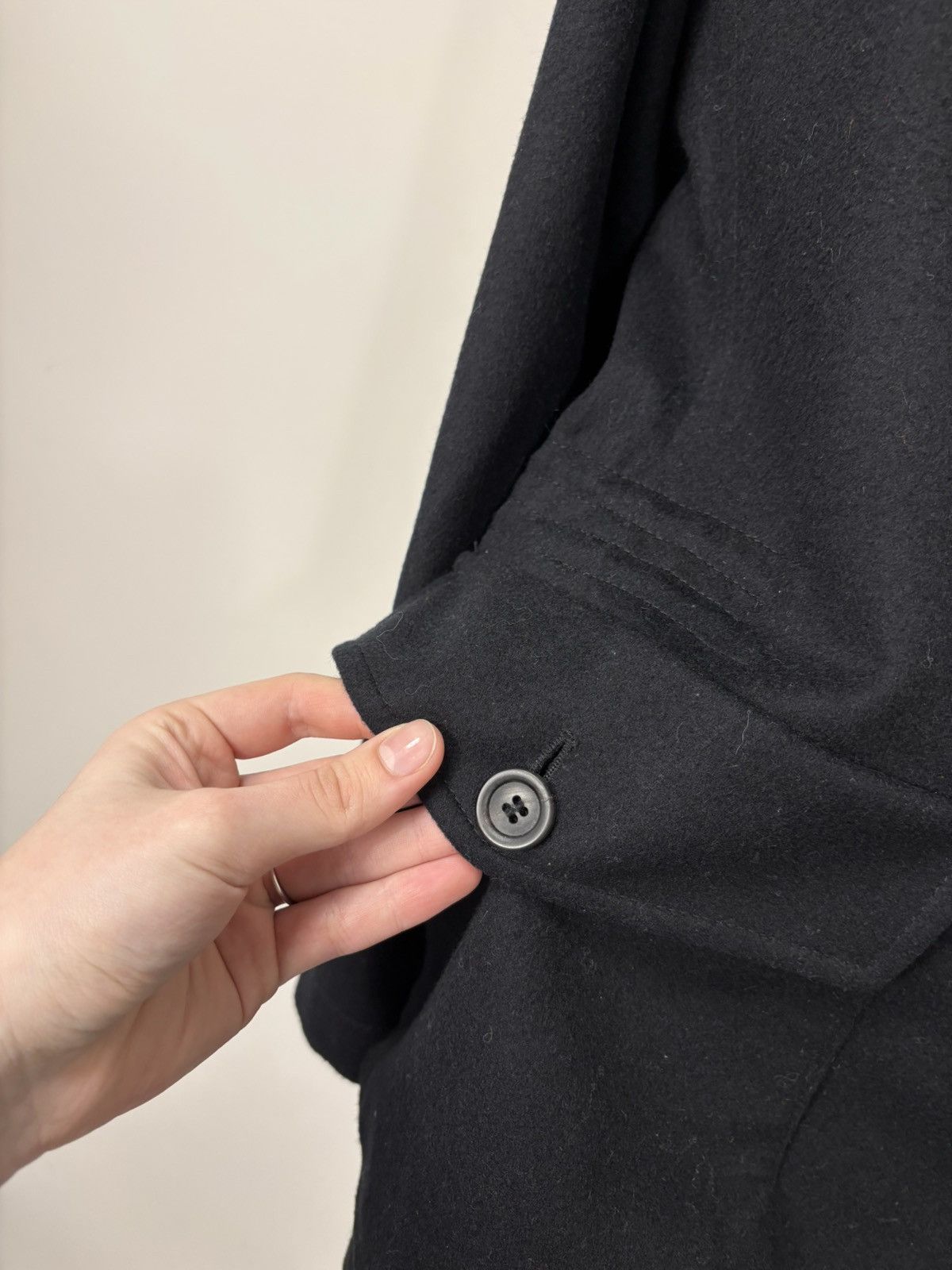 Schneiders Schneiders Salzburg Men’s Black Rainloden Wool Full Zip Coat Size US L / EU 52-54 / 3 - 8 Thumbnail