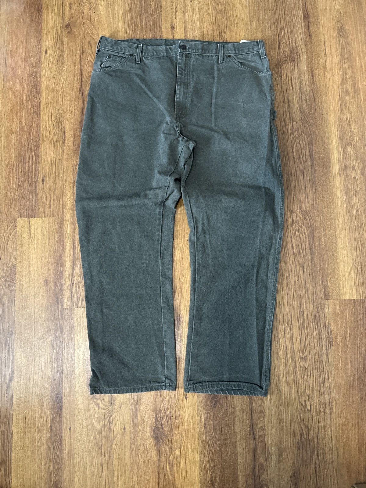 Vintage dickies olive carpenters (42x32) Size US 42 / EU 58 - 1 Thumbnail