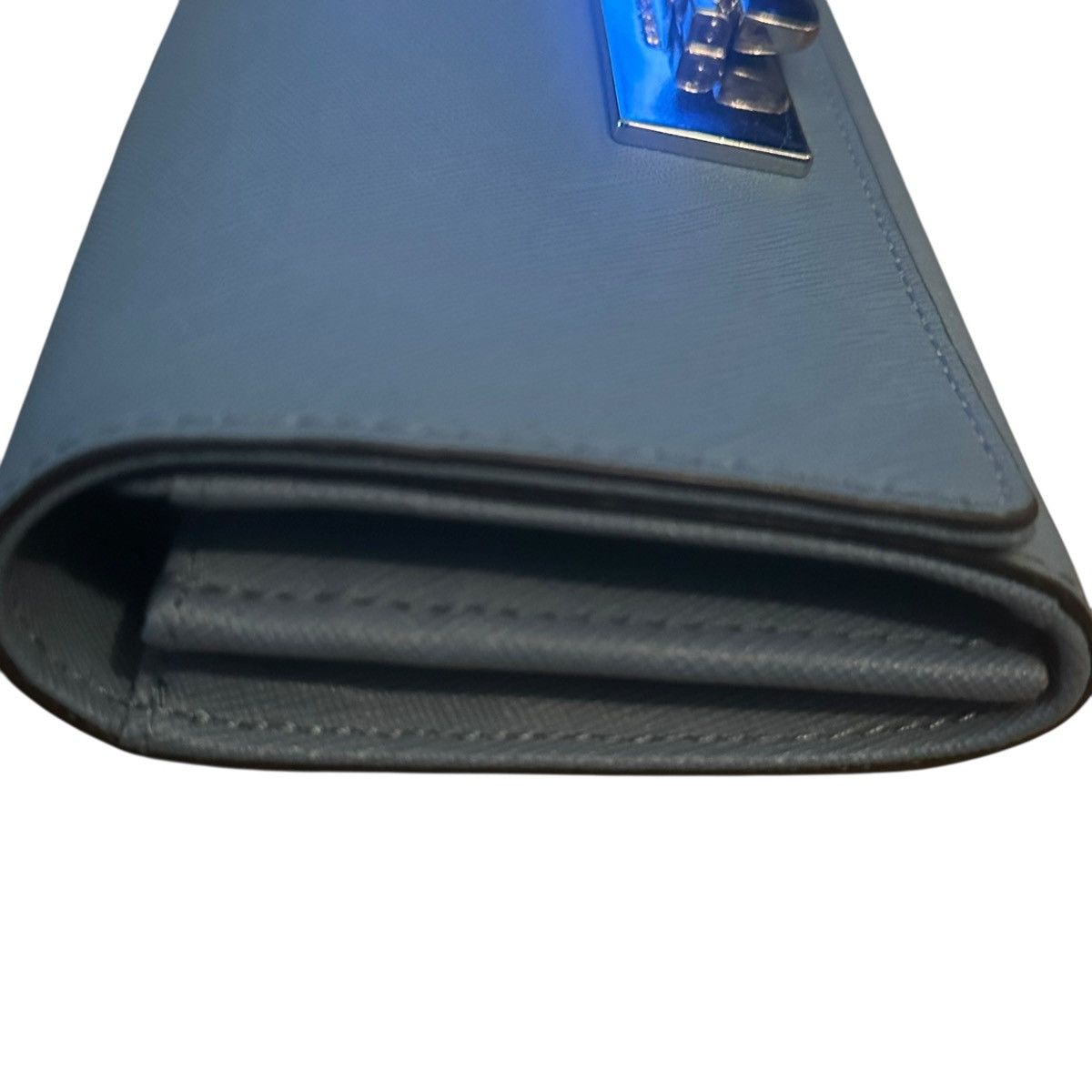 Michael Kors Michael Kors Callie sky blue leather carryall wallet Size ONE SIZE - 5 Thumbnail
