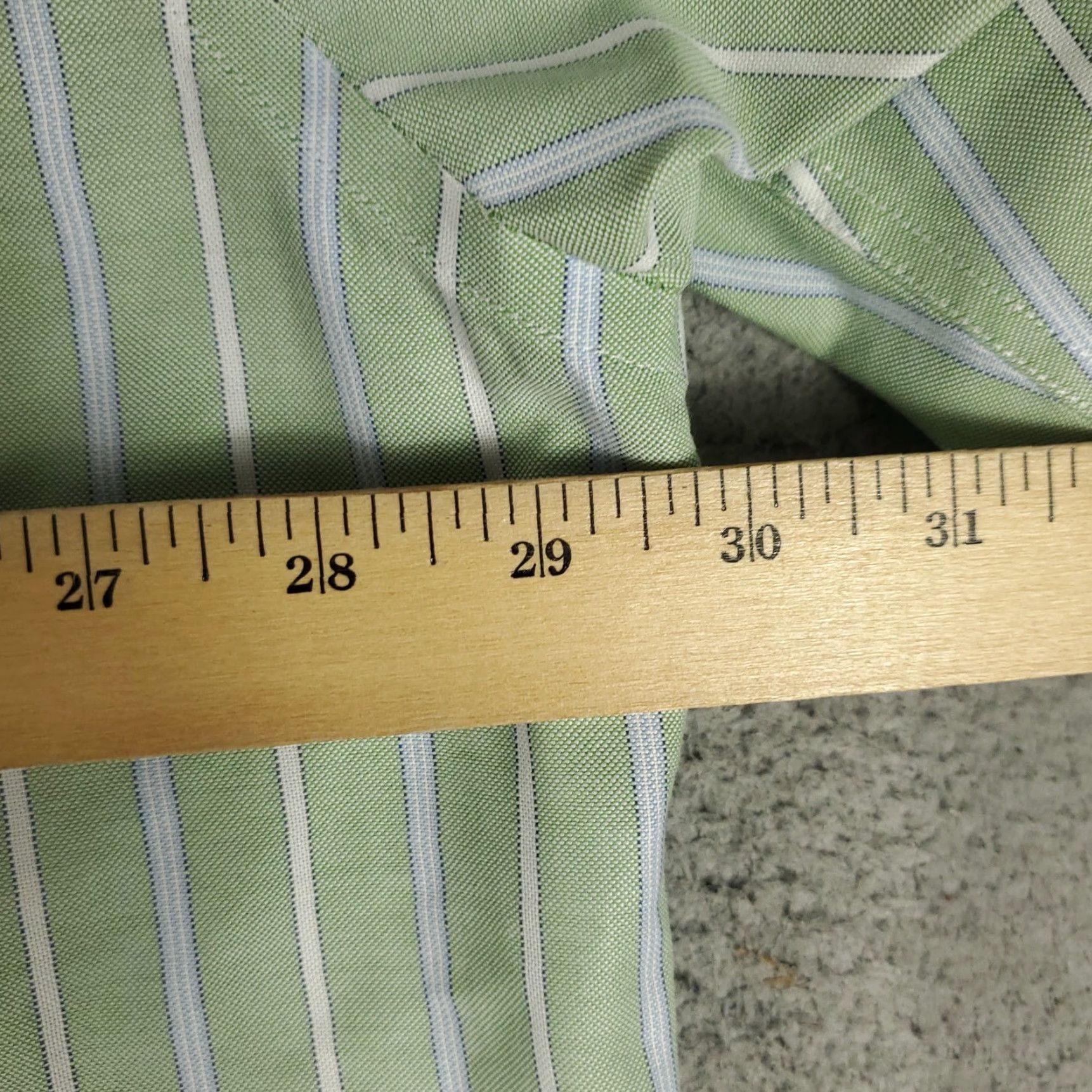 Brooks Brothers Brooks Brothers Shirt Mens 2XL Green Striped Button-Up Long Sleeve Collar Down Casual Business Formal Modern Preppy Men Size US XXL / EU 58 / 5 - 6 Thumbnail