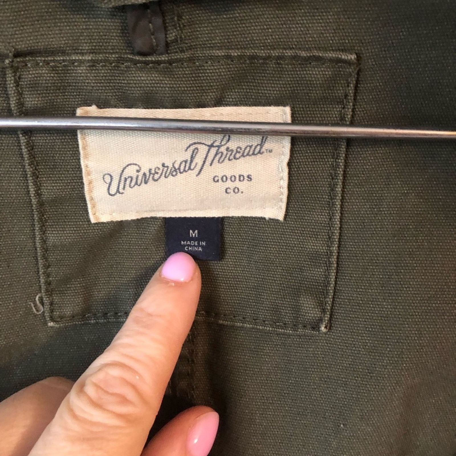 UNIVERSAL PRODUCTS. Cargo Army Utility Jacket in green. Size M / US 6-8 / IT 42-44 - 10 Thumbnail