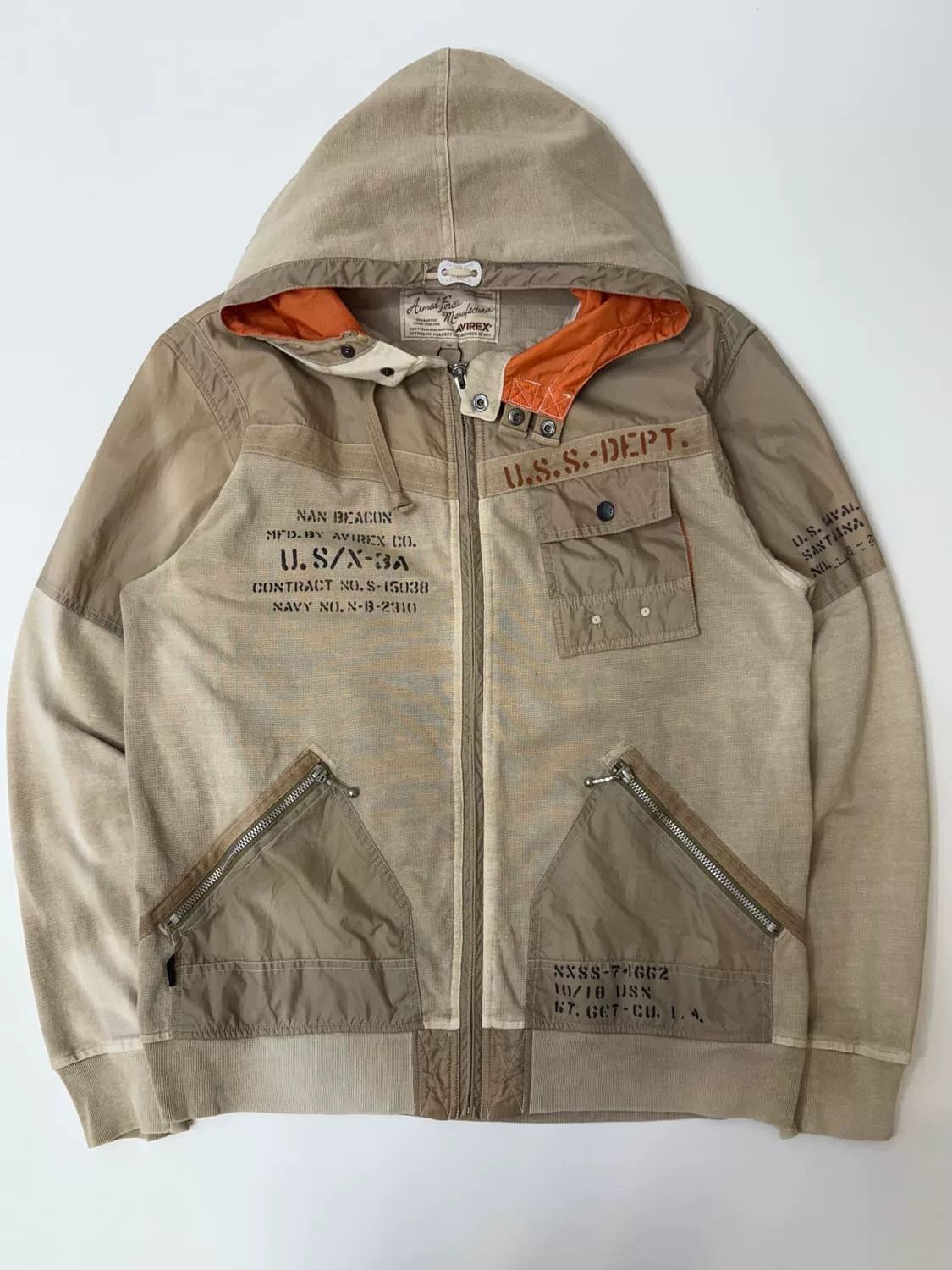 Avirex Avirex Vintage Sweatshirt Jacket Size US M / EU 48-50 / 2 - 1 Thumbnail