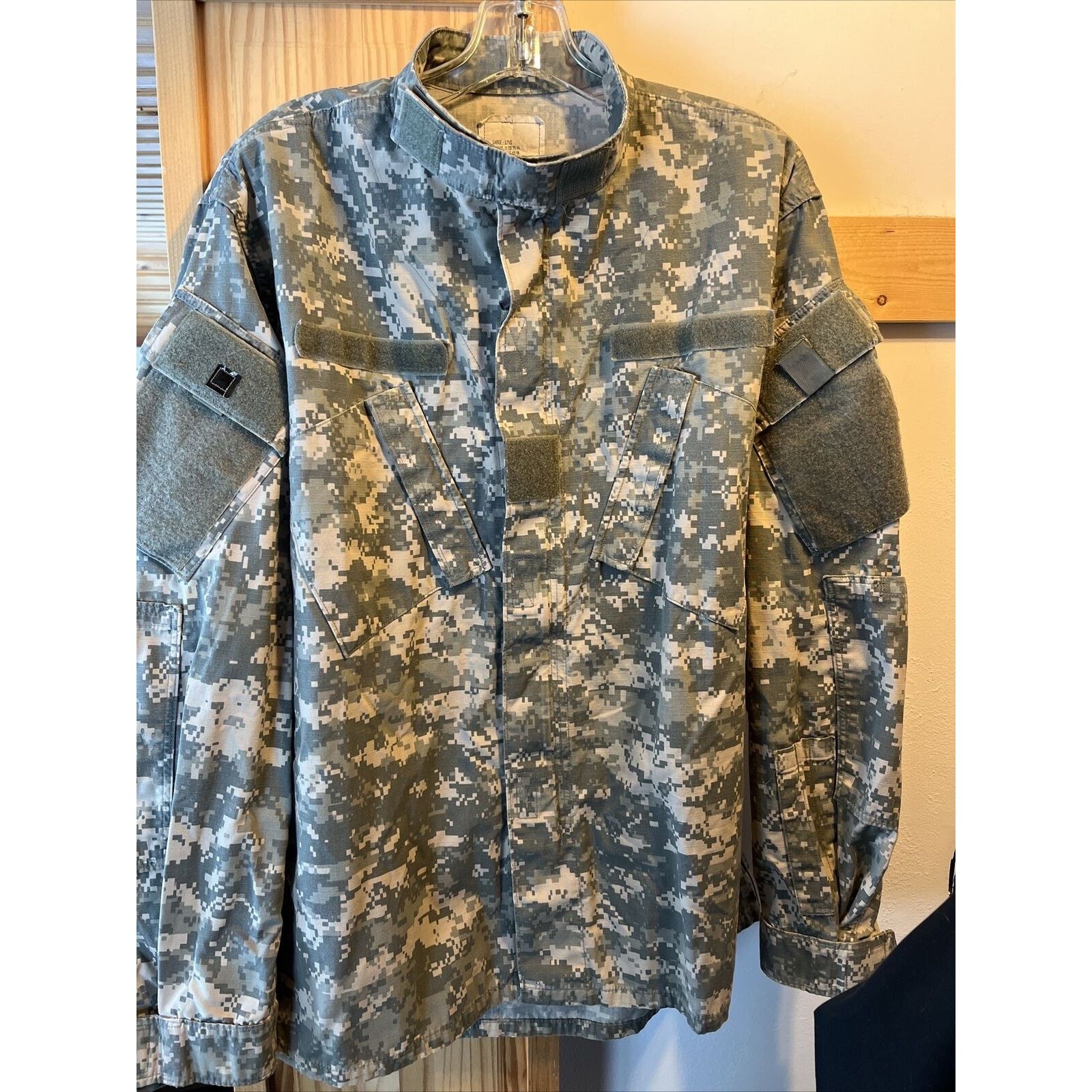 Other US Army Men’s L Long Digital Camouflage Cotton Nylon Jacket Size US L / EU 52-54 / 3 - 5 Thumbnail