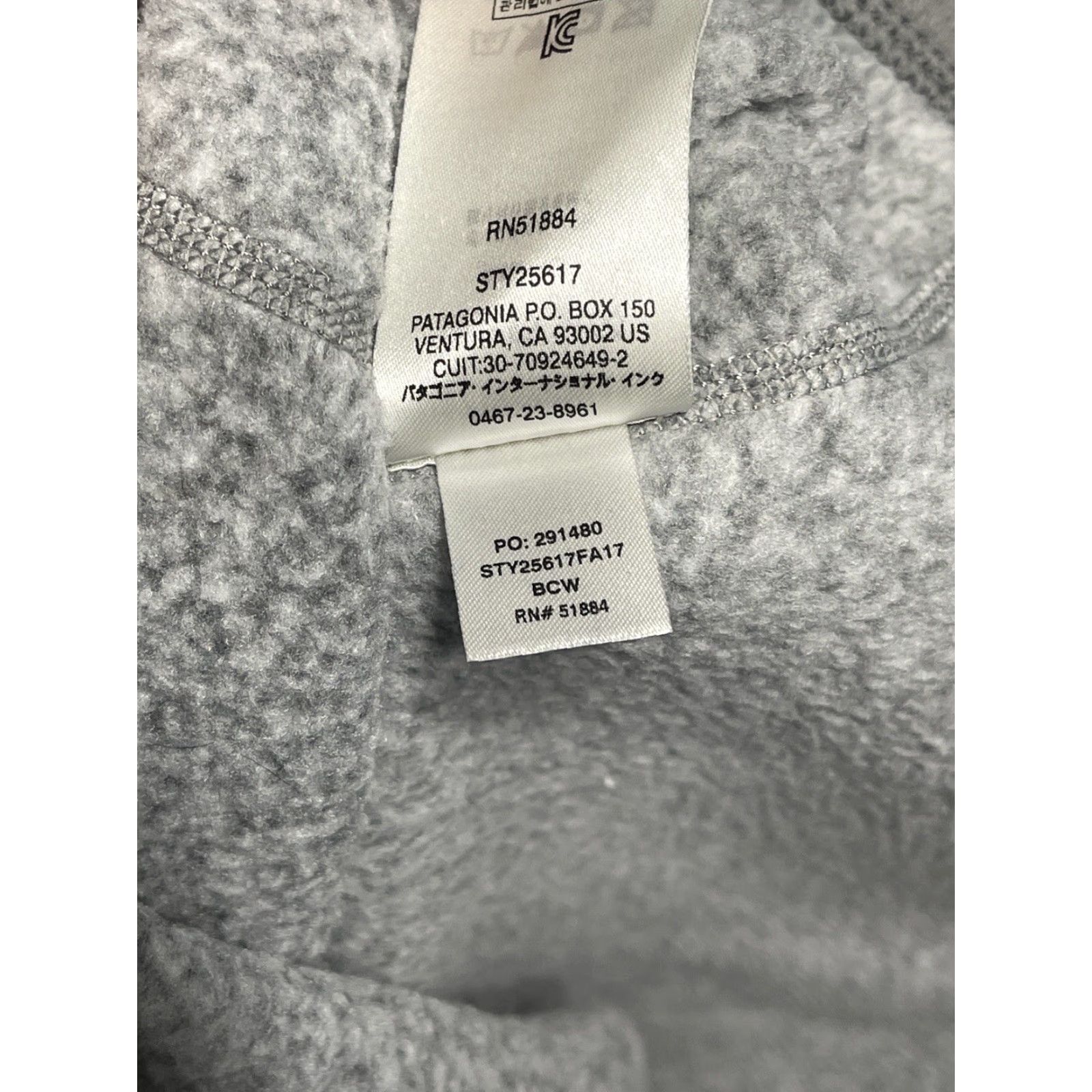 Patagonia Patagonia Better Sweater Womens Medium Quarter Zip Gray Pullover Fleece Jacket Size M / US 6-8 / IT 42-44 - 6 Thumbnail