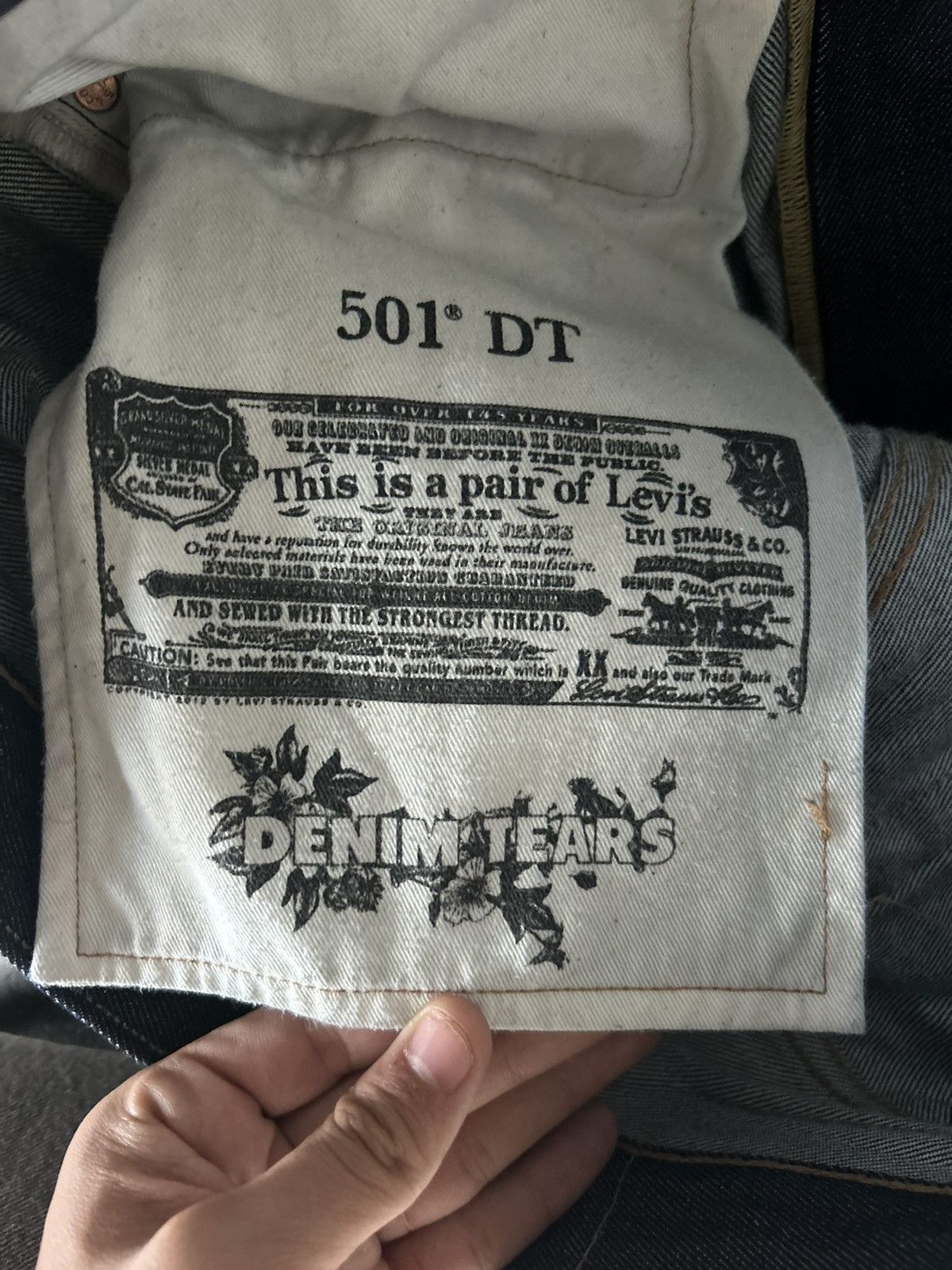 DENIM TEARS Denim Tears x Levis 501 Flower Denim Size US 32 / EU 48 - 4 Thumbnail