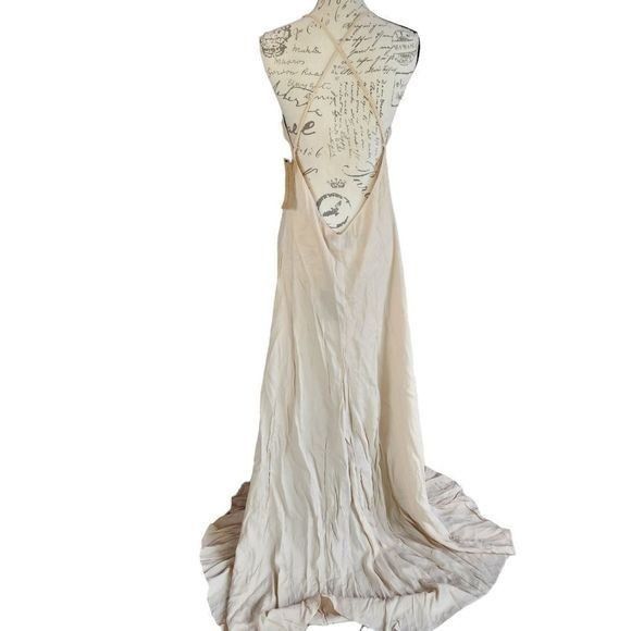 reformation inara silk dress Reformation Inara Silk Dress In Almond - 70% Off