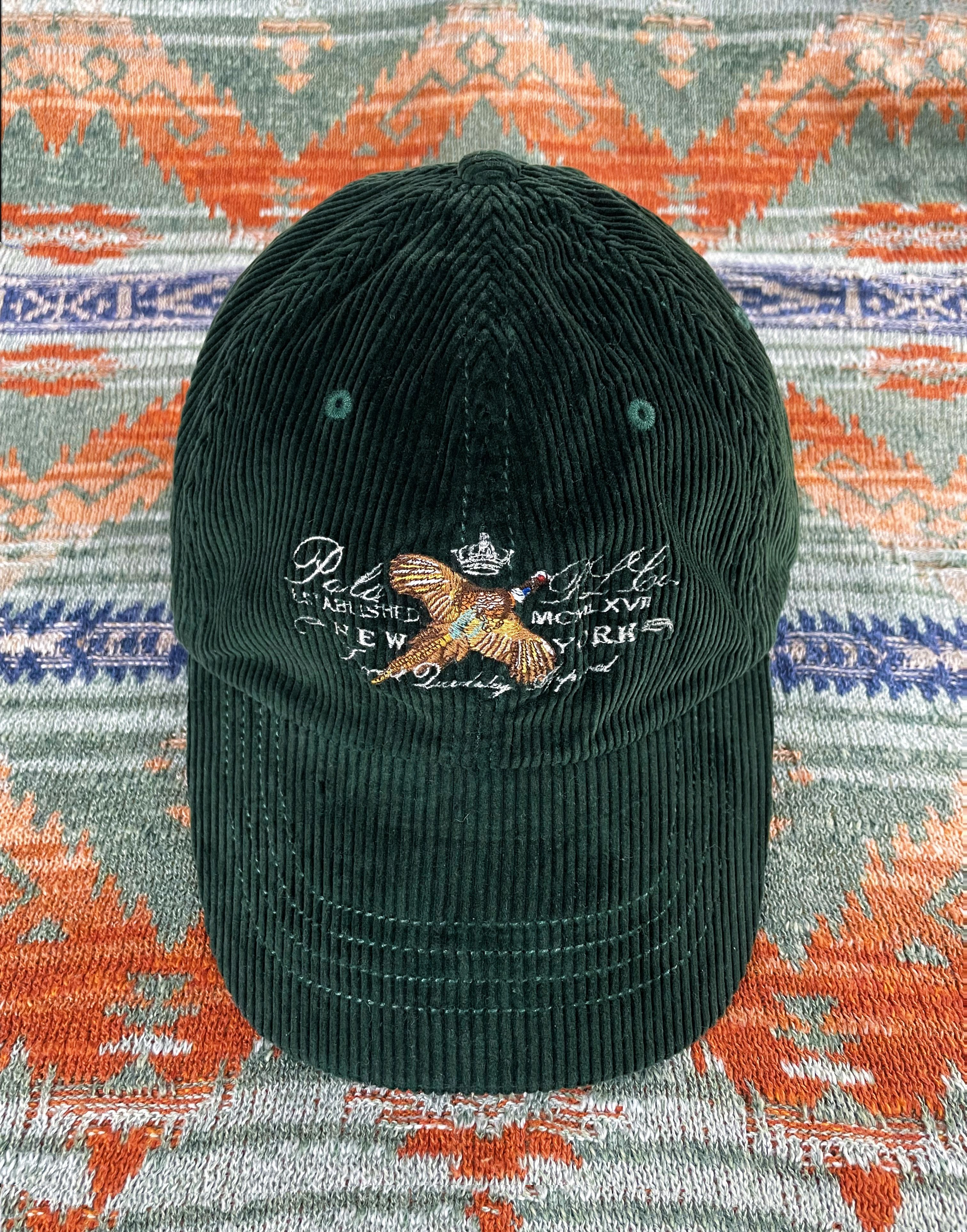 Polo Ralph Lauren Polo Ralph Lauren Corduroy Leather Rare Baseball Hat Cap Size ONE SIZE - 1 Thumbnail