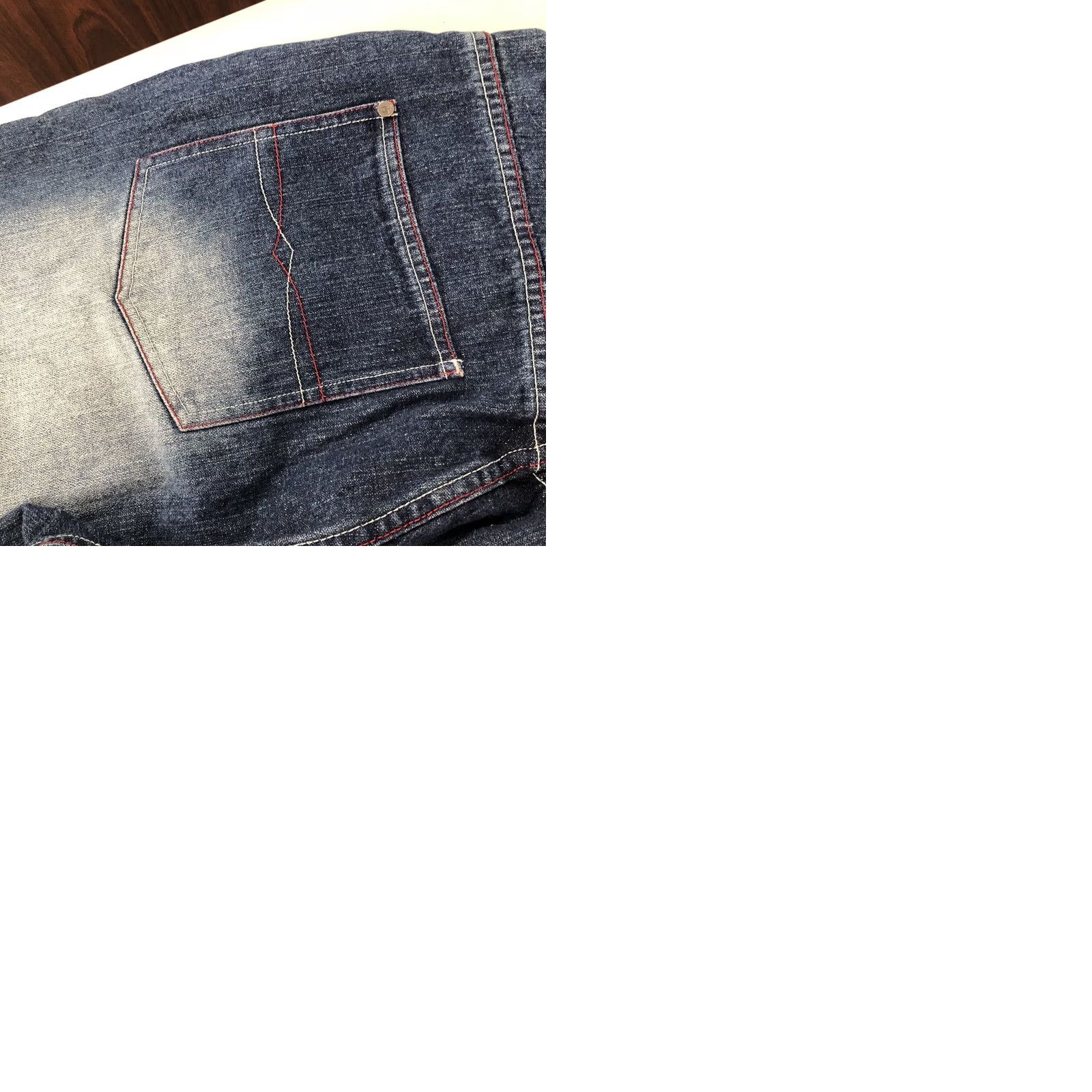 Vintage Johnny Handsome Jeans Mens 32 Blue Men Tag 31x32 Decorative Baggy Hip Hop Skate Size US 32 / EU 48 - 11 Thumbnail