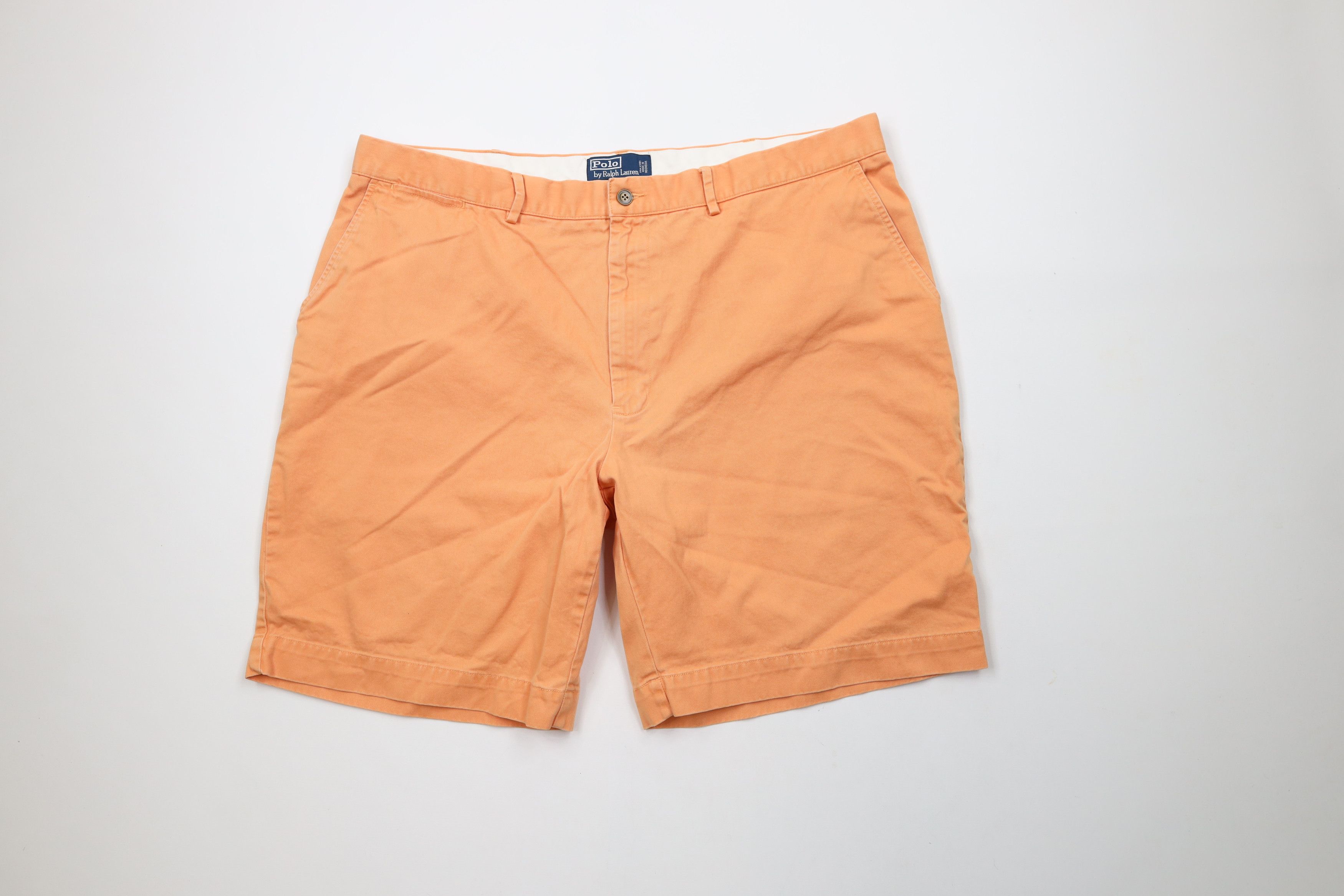 Ralph Lauren × Vintage Vintage 90s Ralph Lauren Above Knee Cotton Chino Shorts Size US 42 / EU 58 - 1 Thumbnail