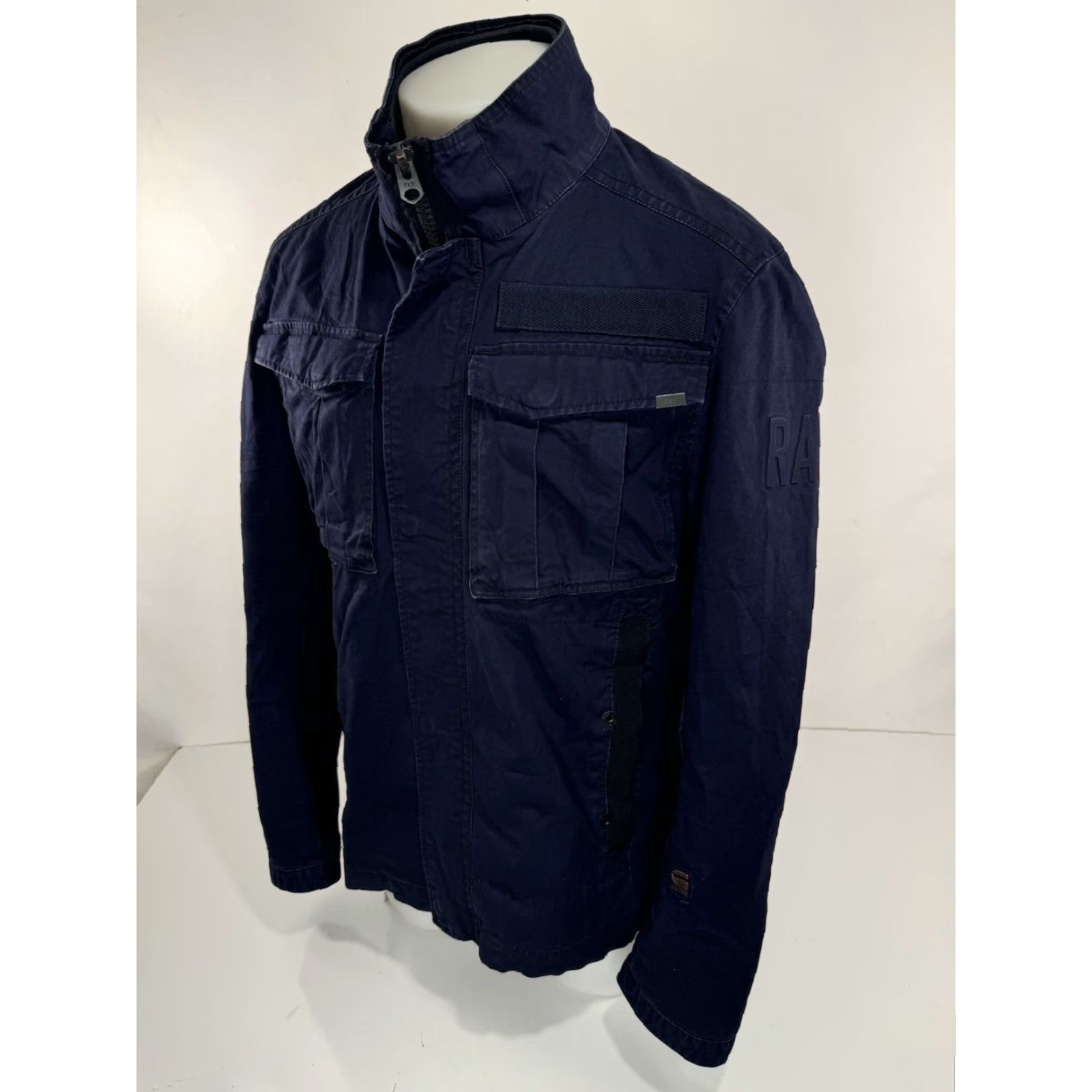 G-Star G STAR RAW - Full Zip ROVIC - MILITARY Mens M Jacket Shirt Size US M / EU 48-50 / 2 - 2 Thumbnail
