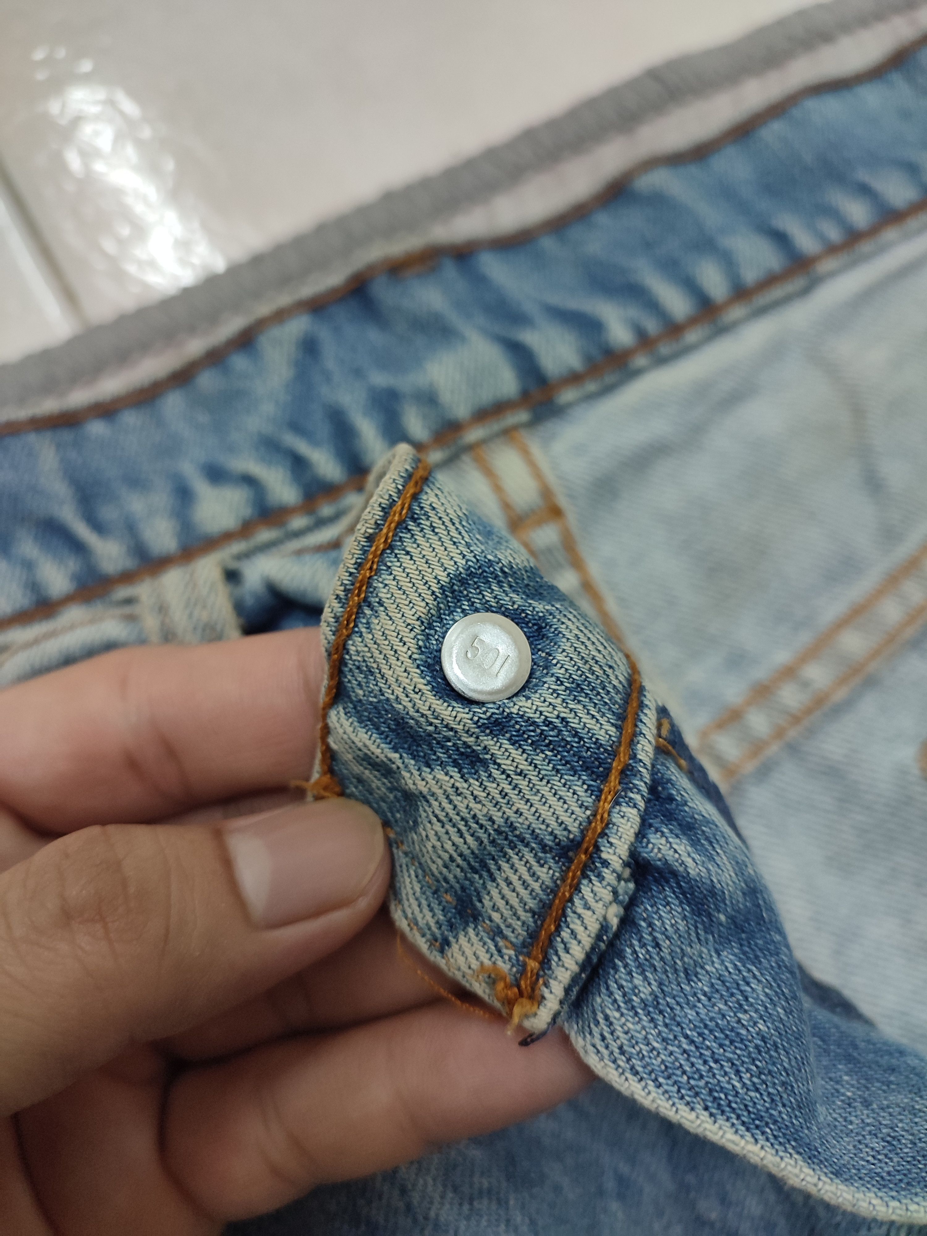 Levi's 90s Levi's Button 501 Distressed Denim Size US 36 / EU 52 - 13 Thumbnail