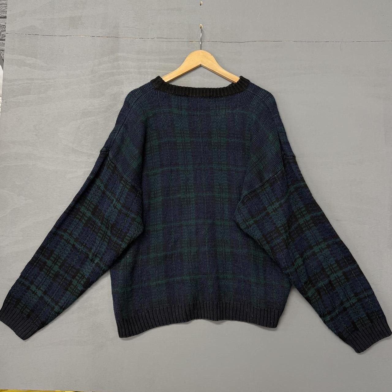 Vintage Vintage New River Plaid Chunky Golf Sweater Men’s XL Size US XL / EU 56 / 4 - 4 Thumbnail