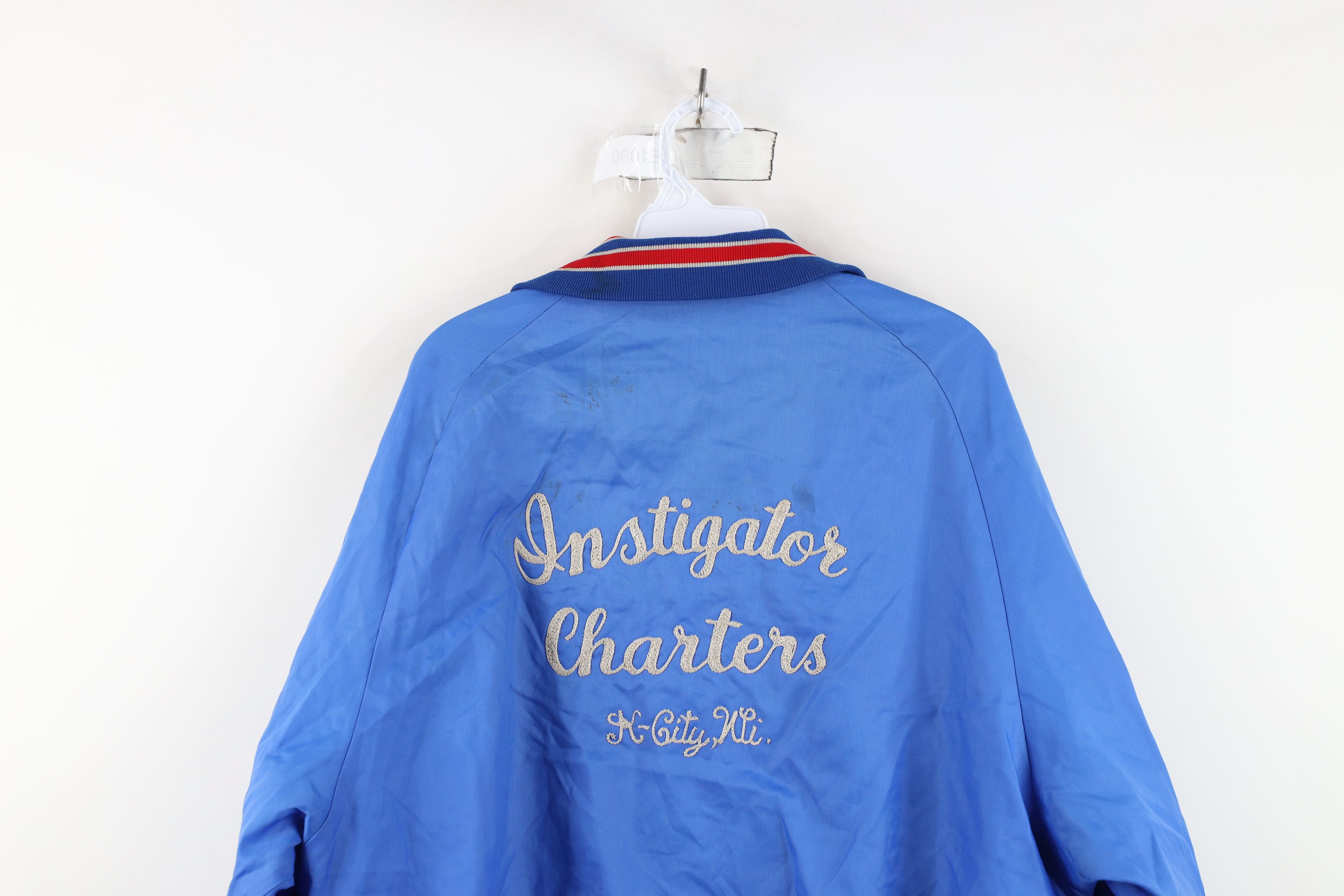 Vintage Vintage 70s 80s Stitch Wisconsin Fishing Bomber Jacket USA Size US L / EU 52-54 / 3 - 16 Thumbnail
