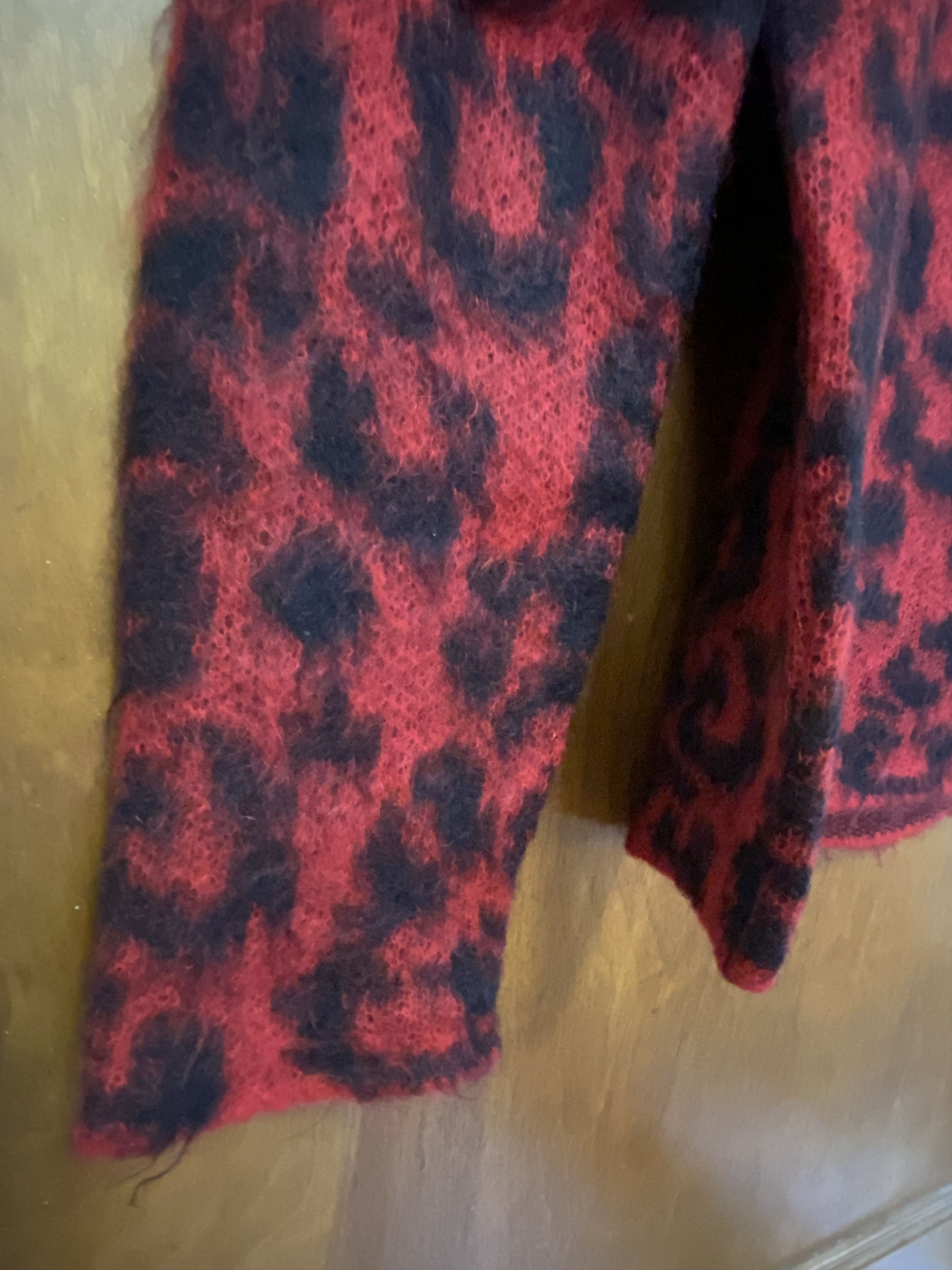 Hedi Slimane × Saint Laurent Paris Babycat Mohair Jumper Size US M / EU 48-50 / 2 - 4 Thumbnail